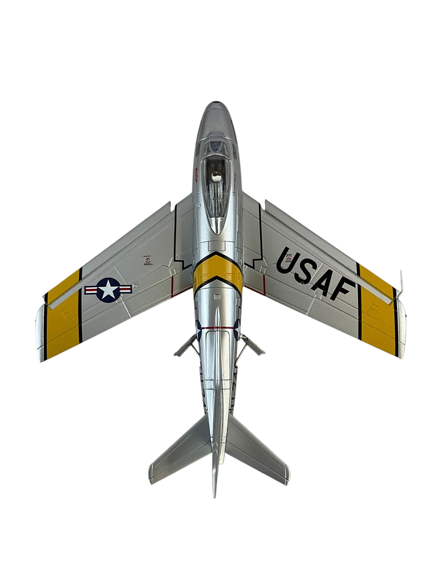1/200 HobbyMaster (HA4315) North American F86E Sabre (FU746) "Lady Francis" flown by Colonel Francis S. Gabreski (5 Kills) & Major William H. Westcott 25th FS, 1st FW , U.S.A.F. Sout Korea Oct 1951 (Limited Edition of Only 600)