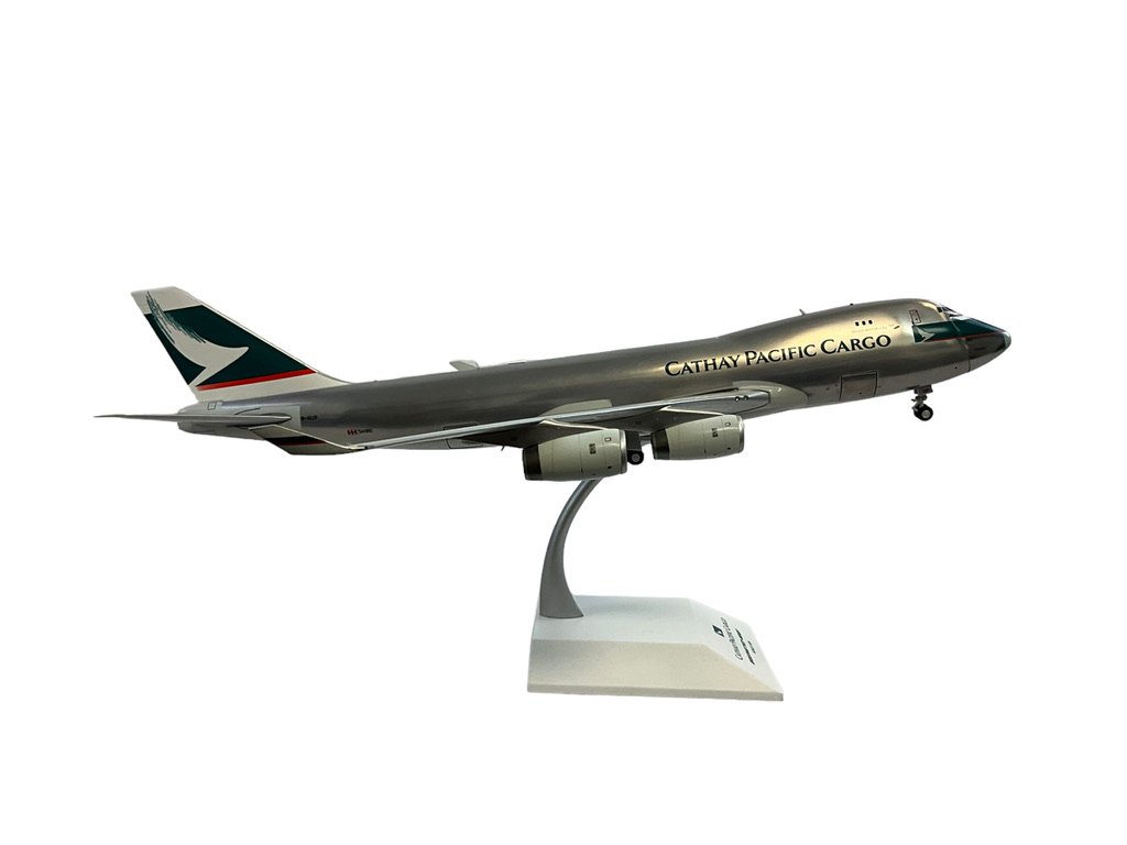 1/200 JC Wings (SA2003C) Boeing B747-400F (B-HUP) Cathay Pacific Cargo Interactive Polished Aluminum Livery (Limited Edition)