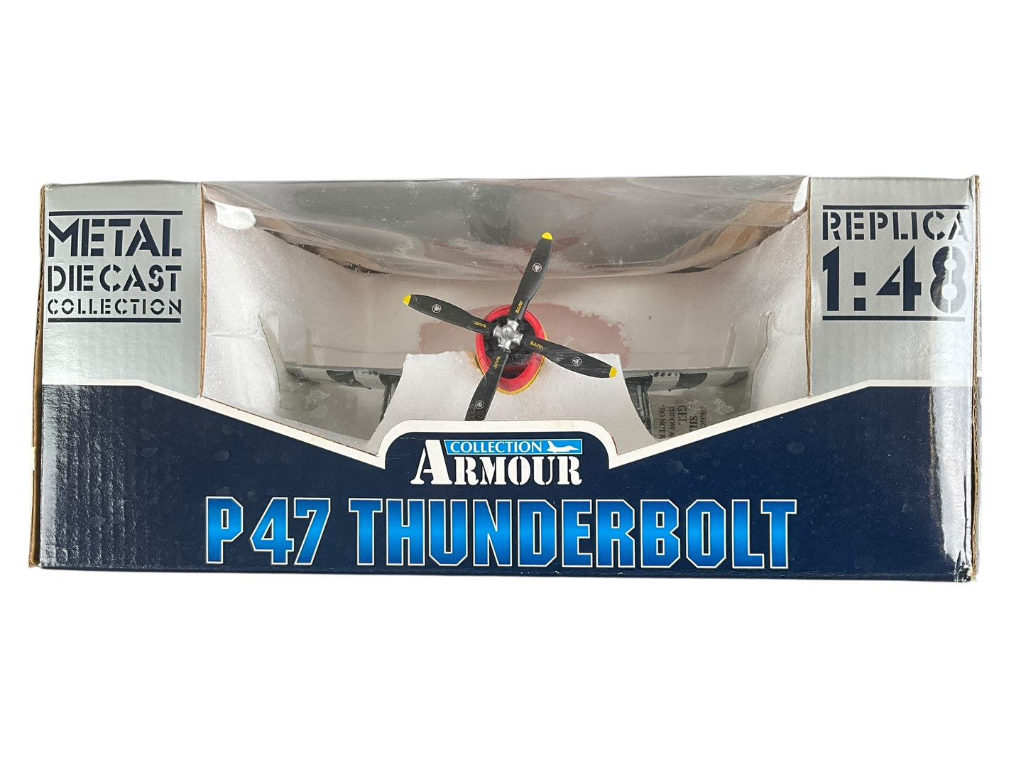 1/48 Armour/Franklin Mint (98150) Republic P47D Thunderbolt (IA+N - 433240) "Tarheel Hal" WWII,. U.S.A.A..F. (Limited Edition.