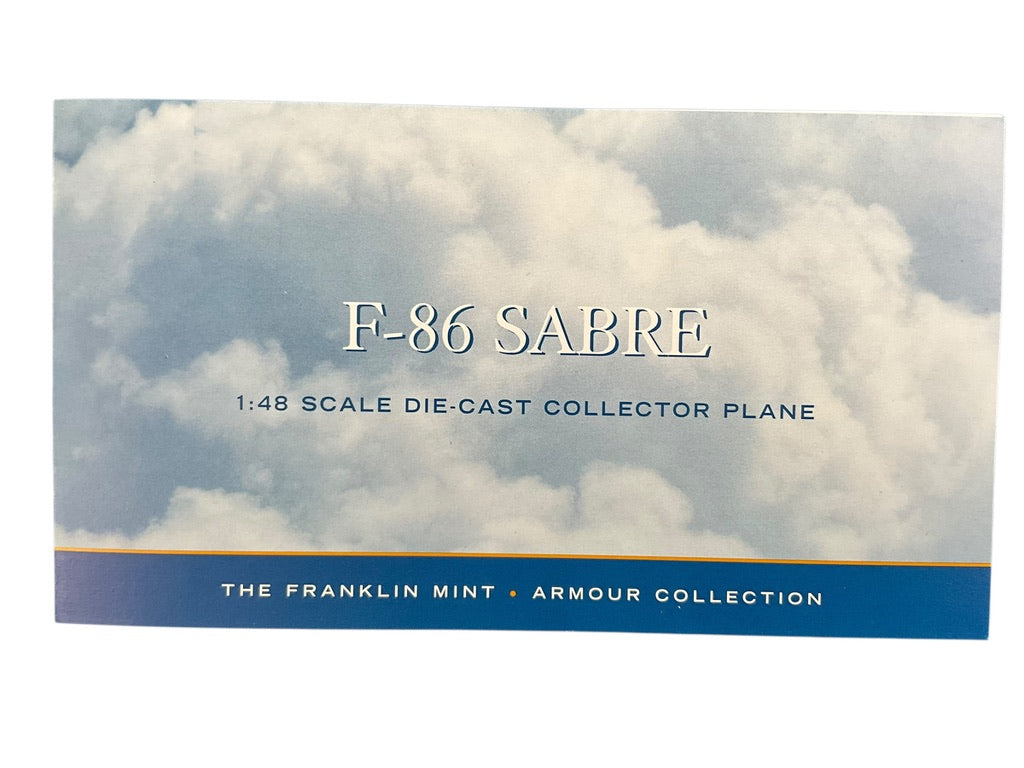 1/48 Franklin Mint/Armour (B11B925 ) North American F86E Sabre (FU746) "Lady Francis" flown by Colonel Francis S. Gabreski (5 Kills) & "Michigan Center" by Major William H. Westcott 25th FS, 1st FW , U.S.A.F. Sout Korea Oct 1951 (Limited Edition)