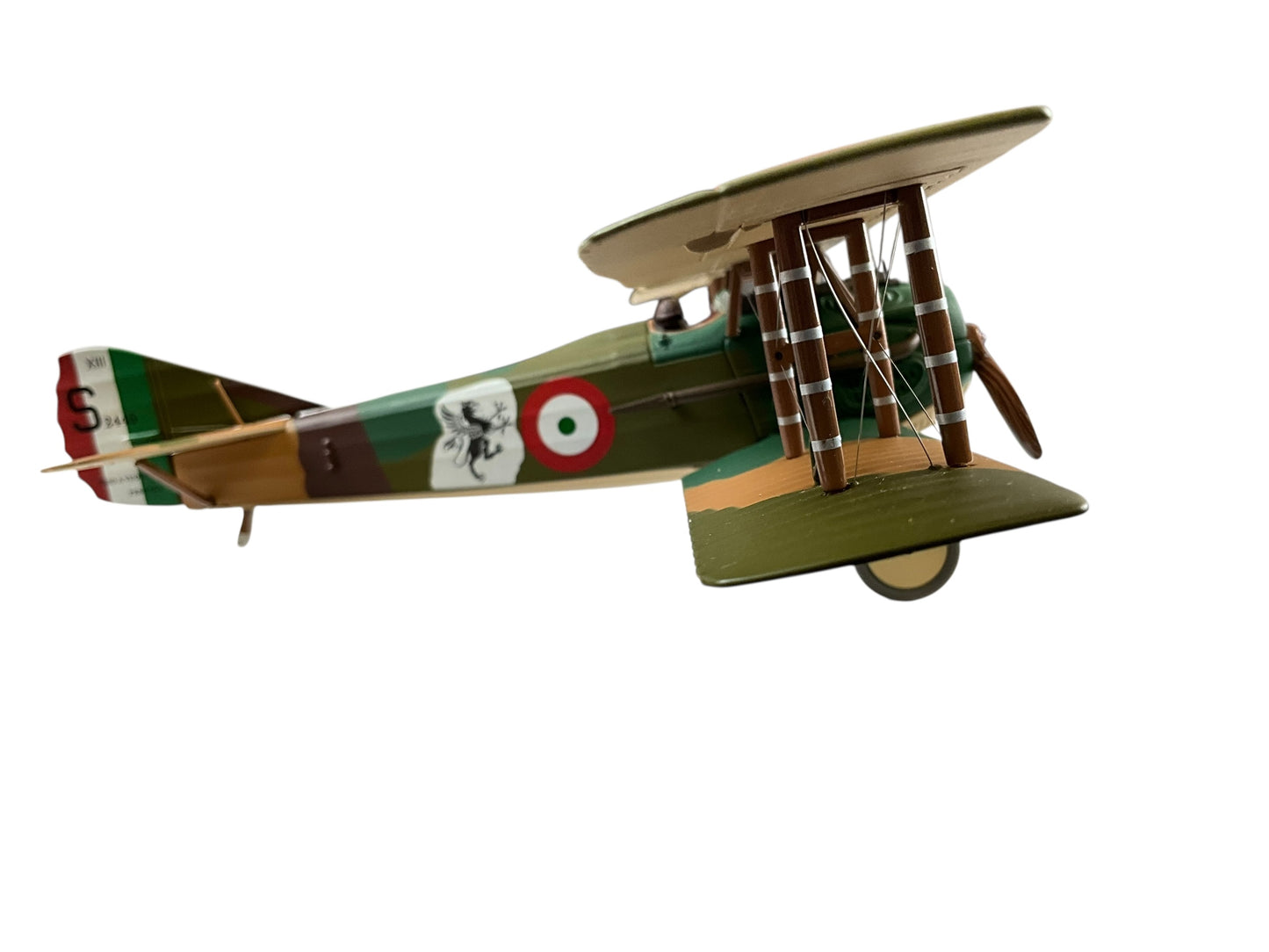 1/48 Corgi (AA37907) Spad XIII (S2445) flown by Major Francesco Baracca (34 Kills) "Italy's Ace of Aces" 91a Squadriglia Italian Army Air Force 1918 (Limited Edition #0742 of Only 1000)