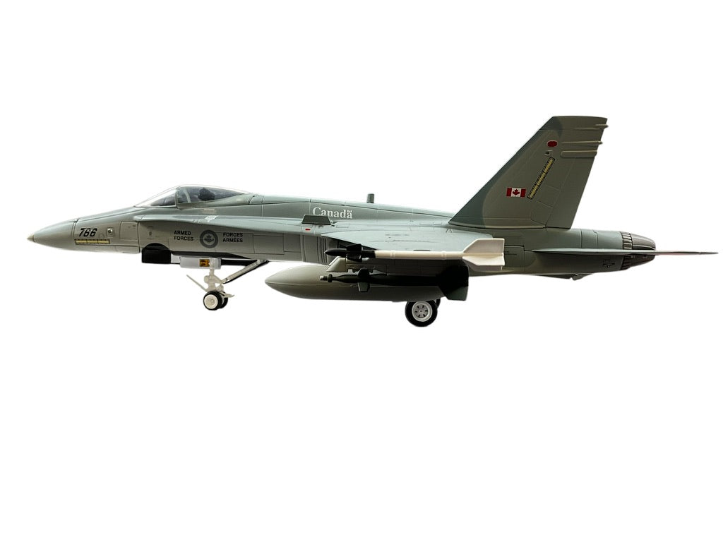 1/48 FRANKLIN-MINT (B11E123) McDONNELL-DOUGLAS CF188 HORNET (188766) Low Vis Blue-Gray Camoflage Livery 1st CAD,CFB Baden/Soelingen Germany 439 SabreTooth Tiger Sqdn 1991 - Later 416,441 & 409 Sqdn -CANADIAN ARMED FORCES (LIMITED EDITION #154 of ONLY 250)