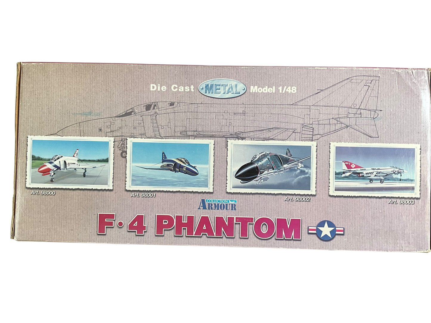 1/48 Armour/Franklin Mint (ART.98000) McDonnell/Douglas F4E Phantom II (#5) "Thunderbirds" U.S.A.F. (limited Edition)