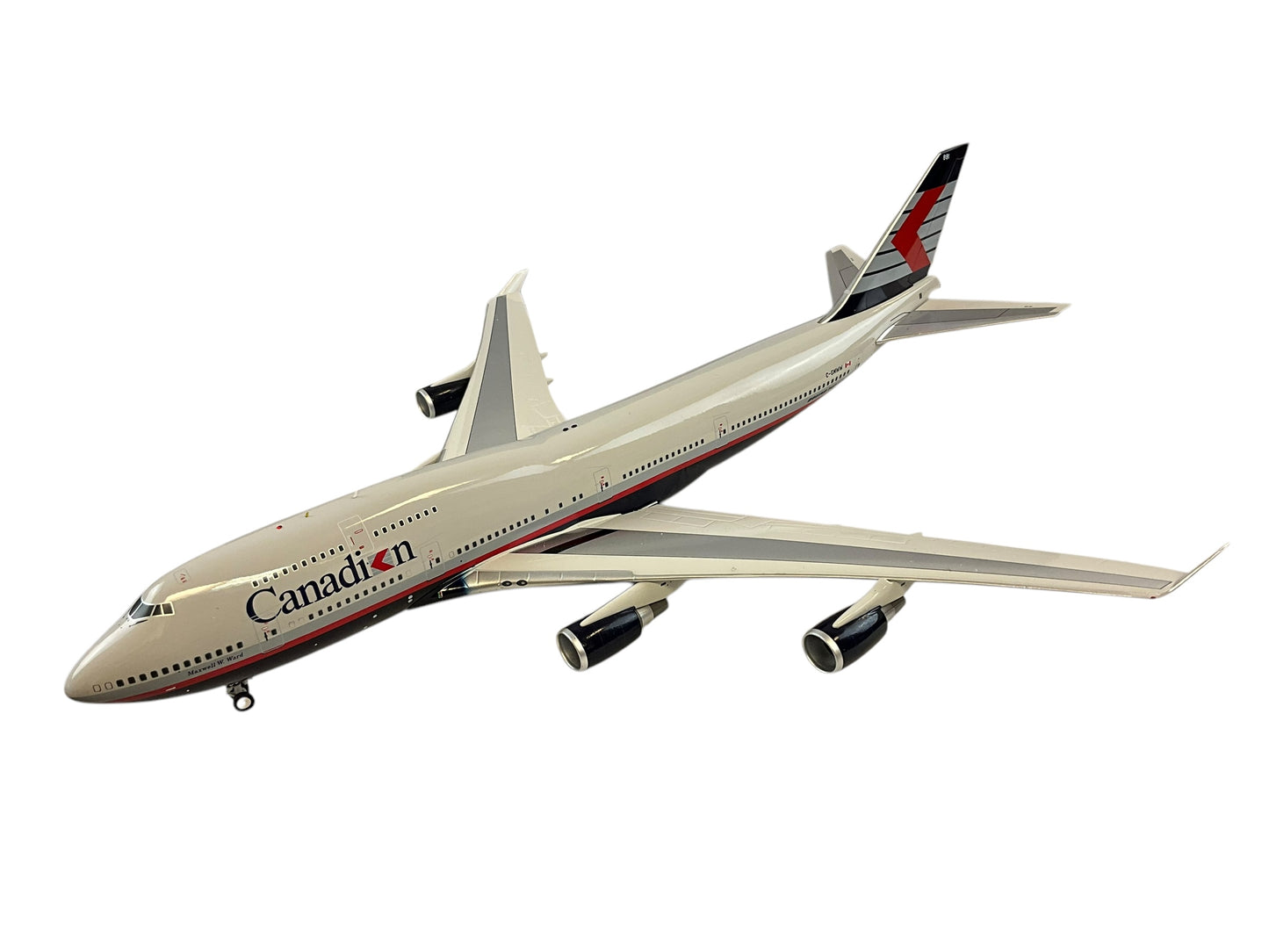 1/200 (Inflight200) B-Models (BP-744-100) Boeing B747-475 (C-GMWW) " Maxwell W. Ward " Boeing's 100th B747-400" 1st CDN "Chevron" Livery - Canadian Airlines International (Limited Edition)