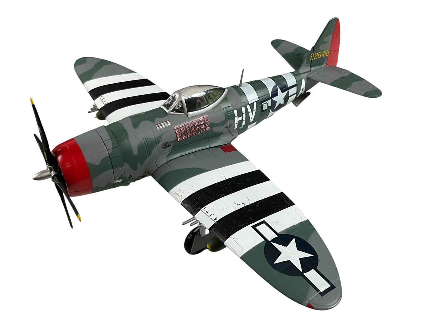 1/48 Armour/Franklin Mint (98146) Republic P47D Thunderbolt (HV+A - 226418) flown by Colonel Francis "Gabby" Gabreski WWII Fighter "ACE" 61FS, 56FG, U.S.A.A.F. (Limited Edition)