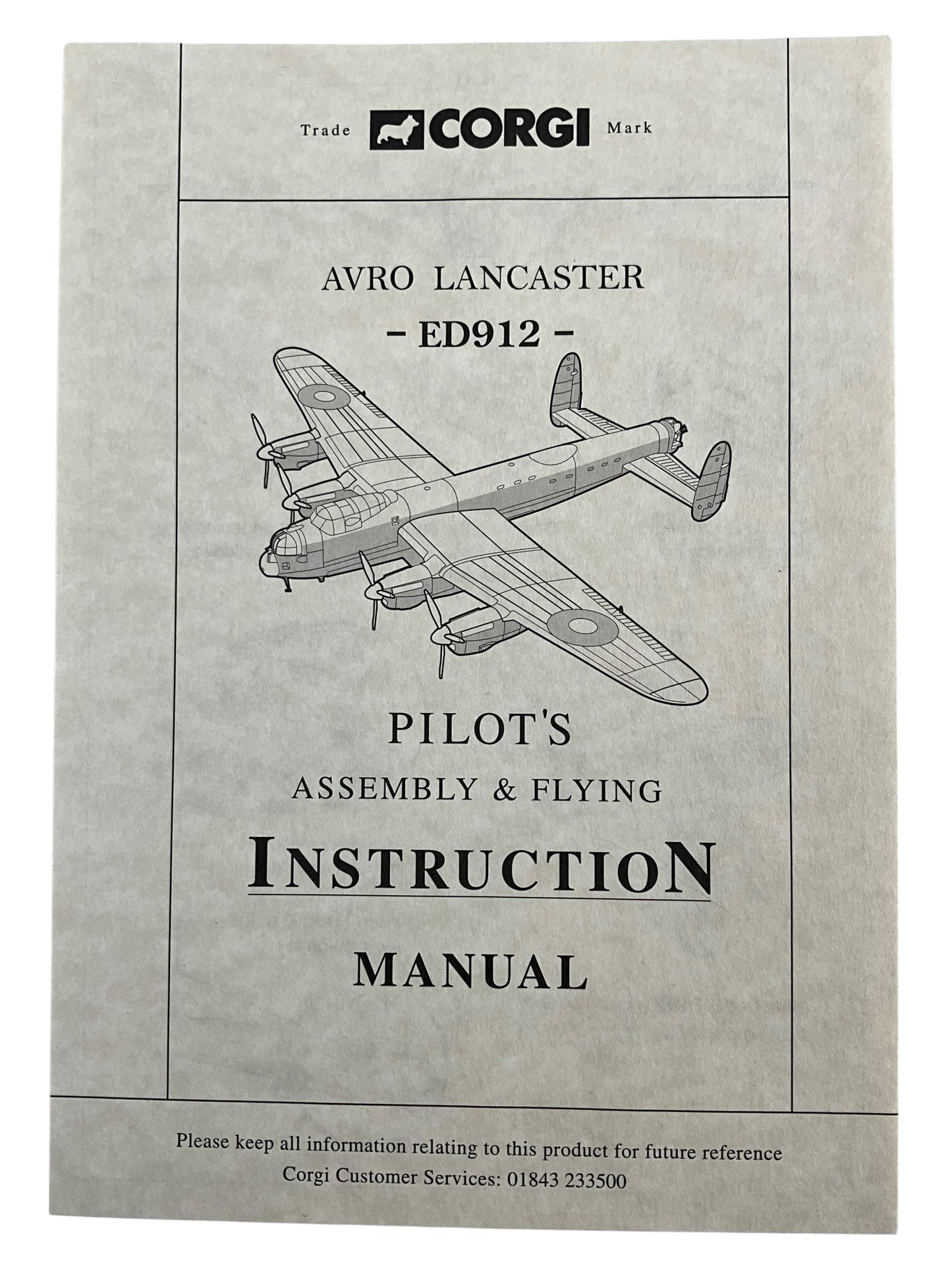 1/72 Corgi (AA32615) Avro Lancaster (ED912 / AJ+N) Flown by P/O Les Knight "Operation Chastise" Eder Dam Raid 617 Sqdn R.A.F. (Limited Edition #1063 of ONLY 1501)
