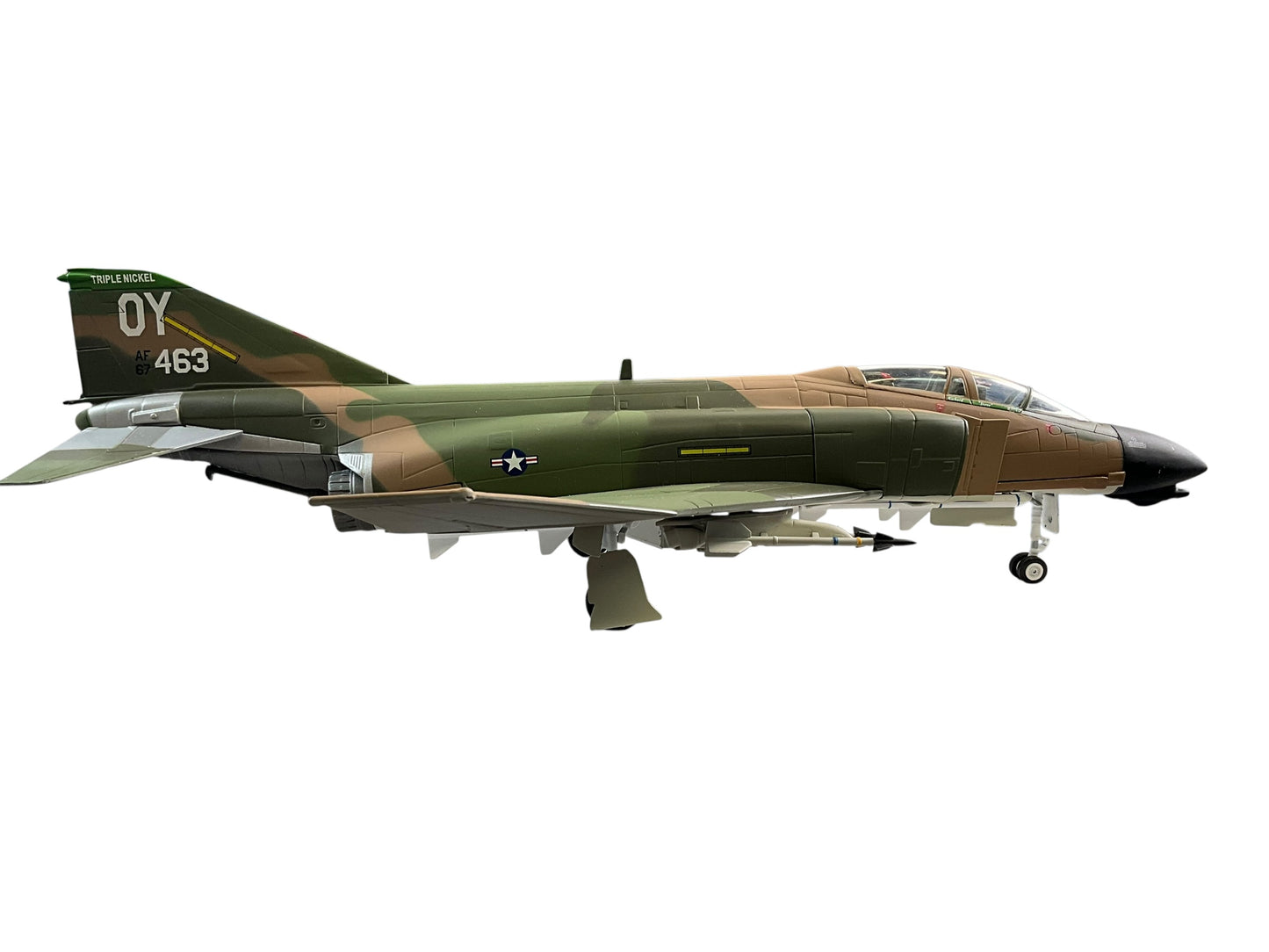 1/48 Franklin Mint/Armour (B11E387) McDonnell Douglas F4D Phantom II (67-463) flown bt Richard "Steve" Richie (5 Kills) Udorn RTAFB, Thailand, 1972, 432nd TRW, 555th TFS, U.S.A.F. Vietnam War (Limited Edition)