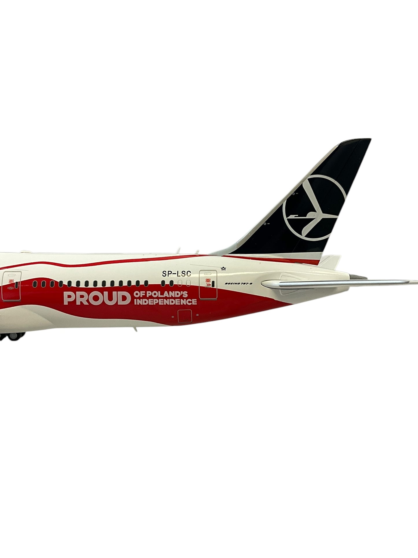 1/200 JC WINGS BOEING B787-9 LOT POLISH AIRLINES * PROUD of POLAND'S INDEPENDENCE *