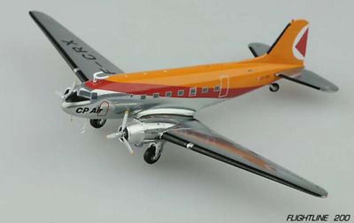 1/200 FLIGHTLINE 200 DOUGLAS DC3 CP AIR (LIMITED EDITION of ONLY 299)
