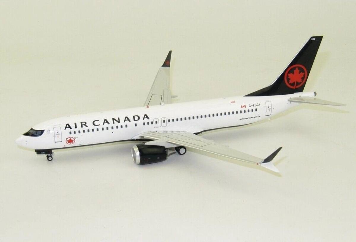 1/200 Inflight200 (AC737MAX) Boeing B737-MAX8 (C-FSCY} Air Canada 2017 (Limited Edition)