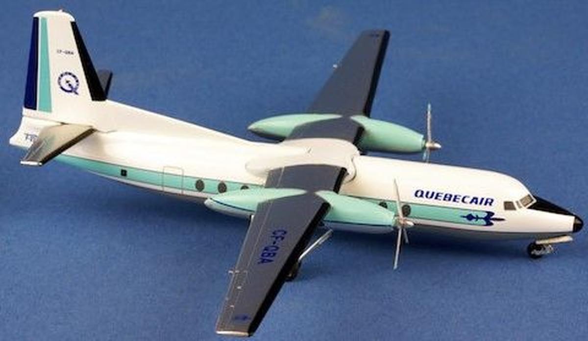 1/200 WESTERN-MODELS FAIRCHILD FH227 FRIENDSHIP QUEBECAIR (LIMITED EDITION)