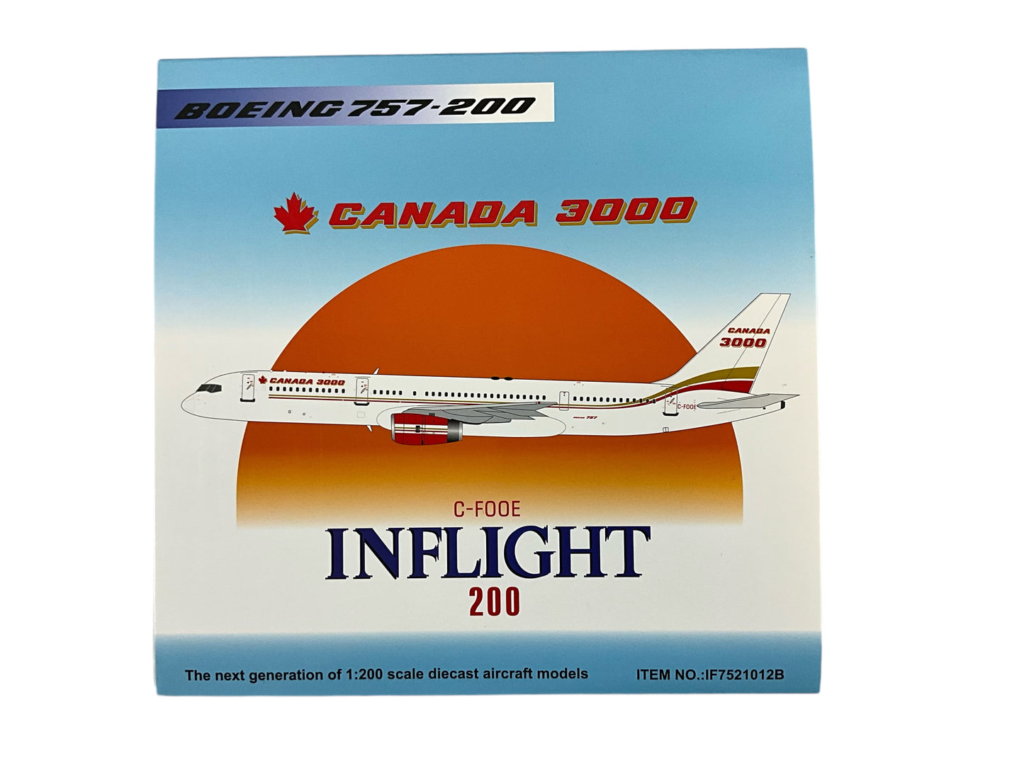 1/200 Inflight200 (IF7521012B) Boeing B757-200 (C-FOOE) Canada3000 (Limited Edition)