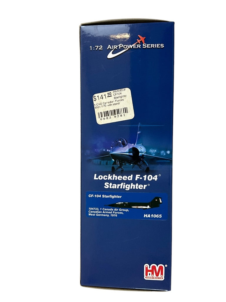 1/72 Hobbymaster (HA1065) Canadair (Lockheed) CF104 Starfighter (104733) #1 Canada Air Group - West Germany - Canadian Armed Forces 1976 (Limited Edition)