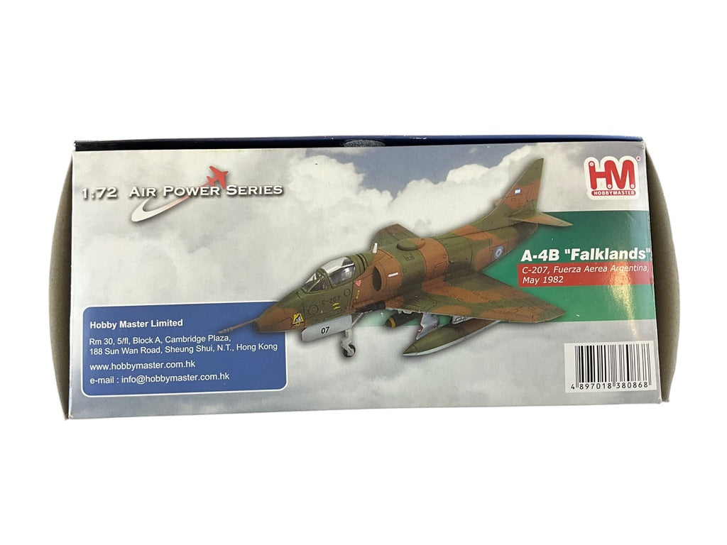 1/72 HobbyMaster (HA1404) Douglas A4B Skyhawk (C-207) "Falklands" May 1982, Fuerza Aerea Argentina (Limited Edition)
