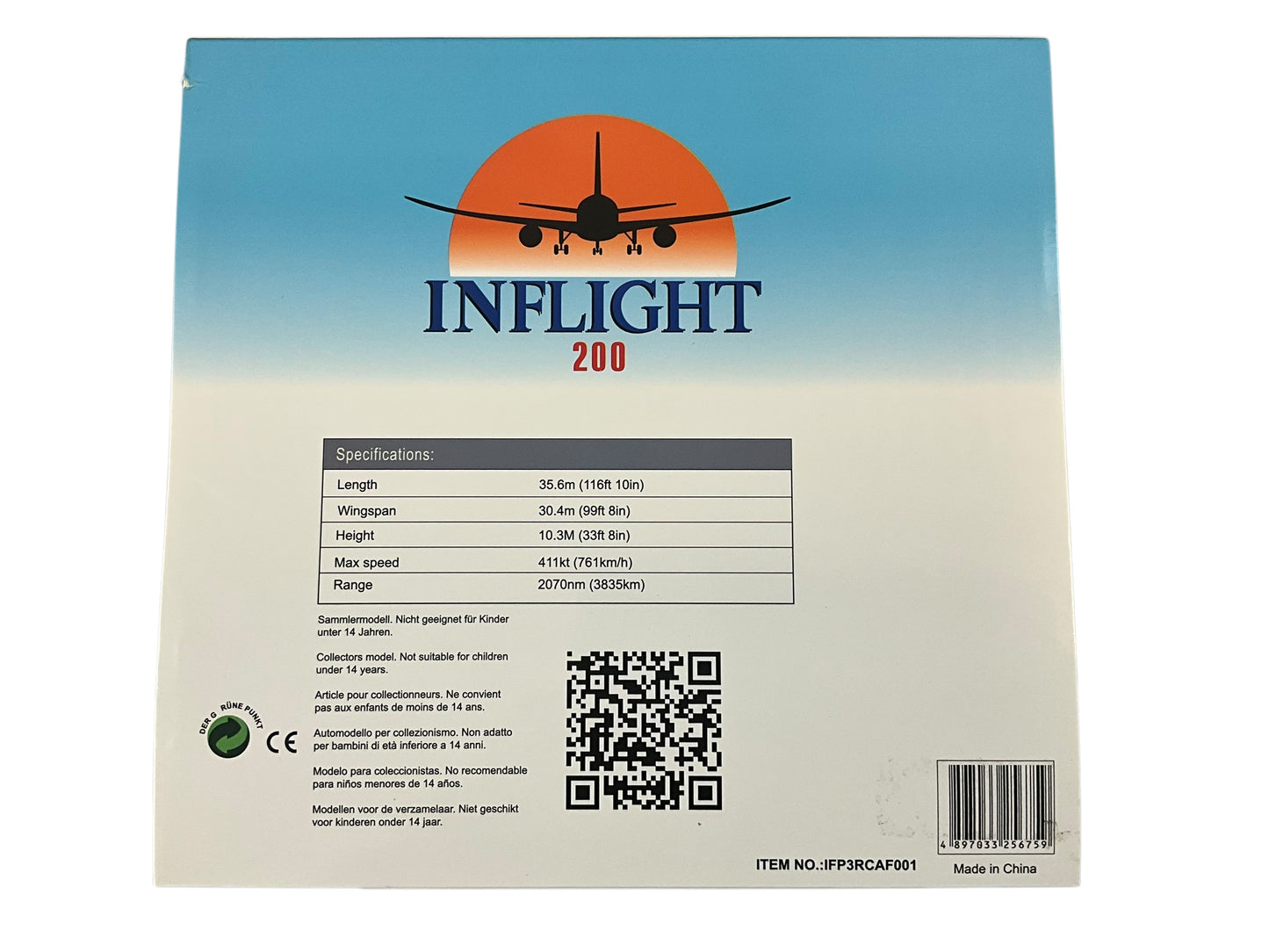 1/200 INFLIGHT200 LOCKHEED CP-140 (P-3) AURORA 405 Eagle Sqn CANADIAN ARMED FORCES