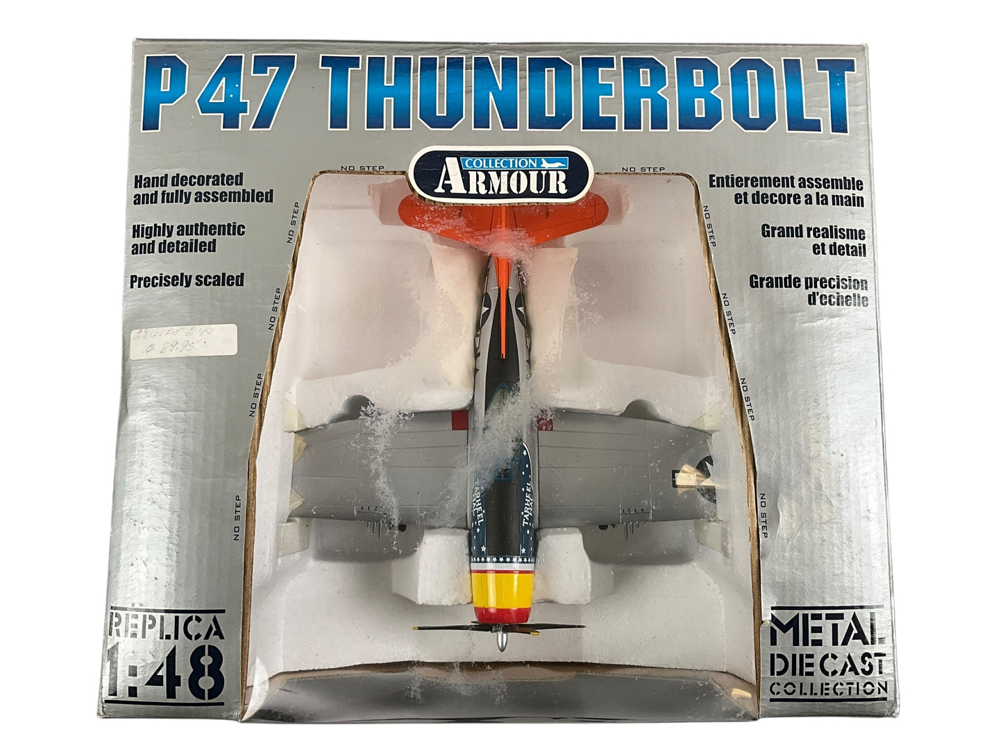 1/48 Armour/Franklin Mint (98150) Republic P47D Thunderbolt (IA+N - 433240) "Tarheel Hal" WWII,. U.S.A.A..F. (Limited Edition.