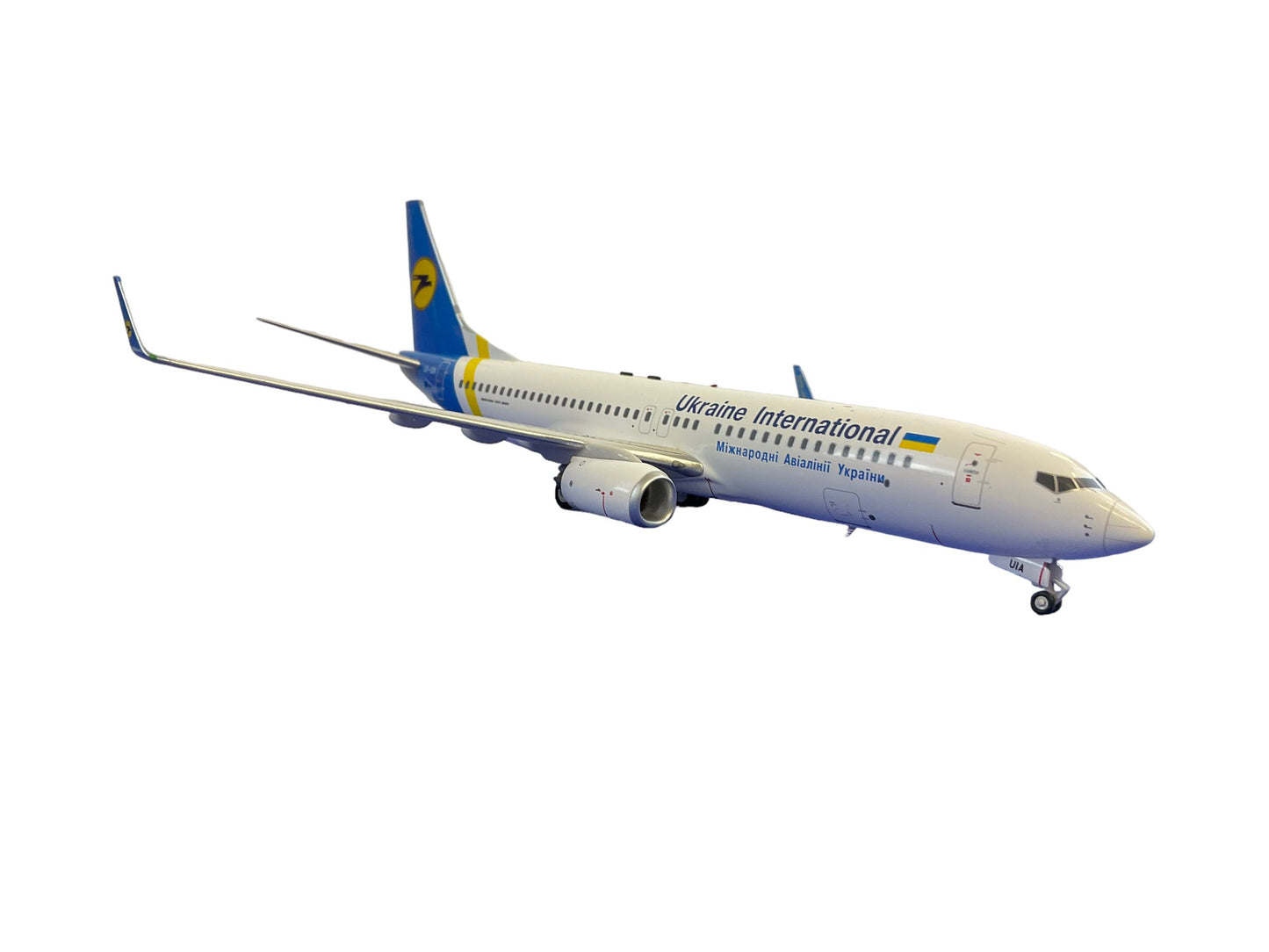 Ukrainian International Airlines Boeing 737-800 JC Wings 1:200 Scale Die Cast Model NIB