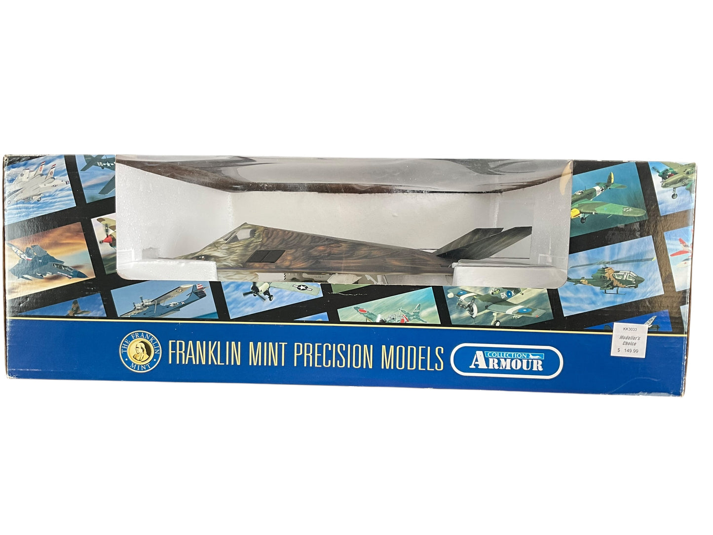 1/48 Franklin Mint (B11F023) Lockheed F117 Nighthawk (Stealth) "CUSTOM Hawk" Livery U.S.A.F. (Limited Edition)