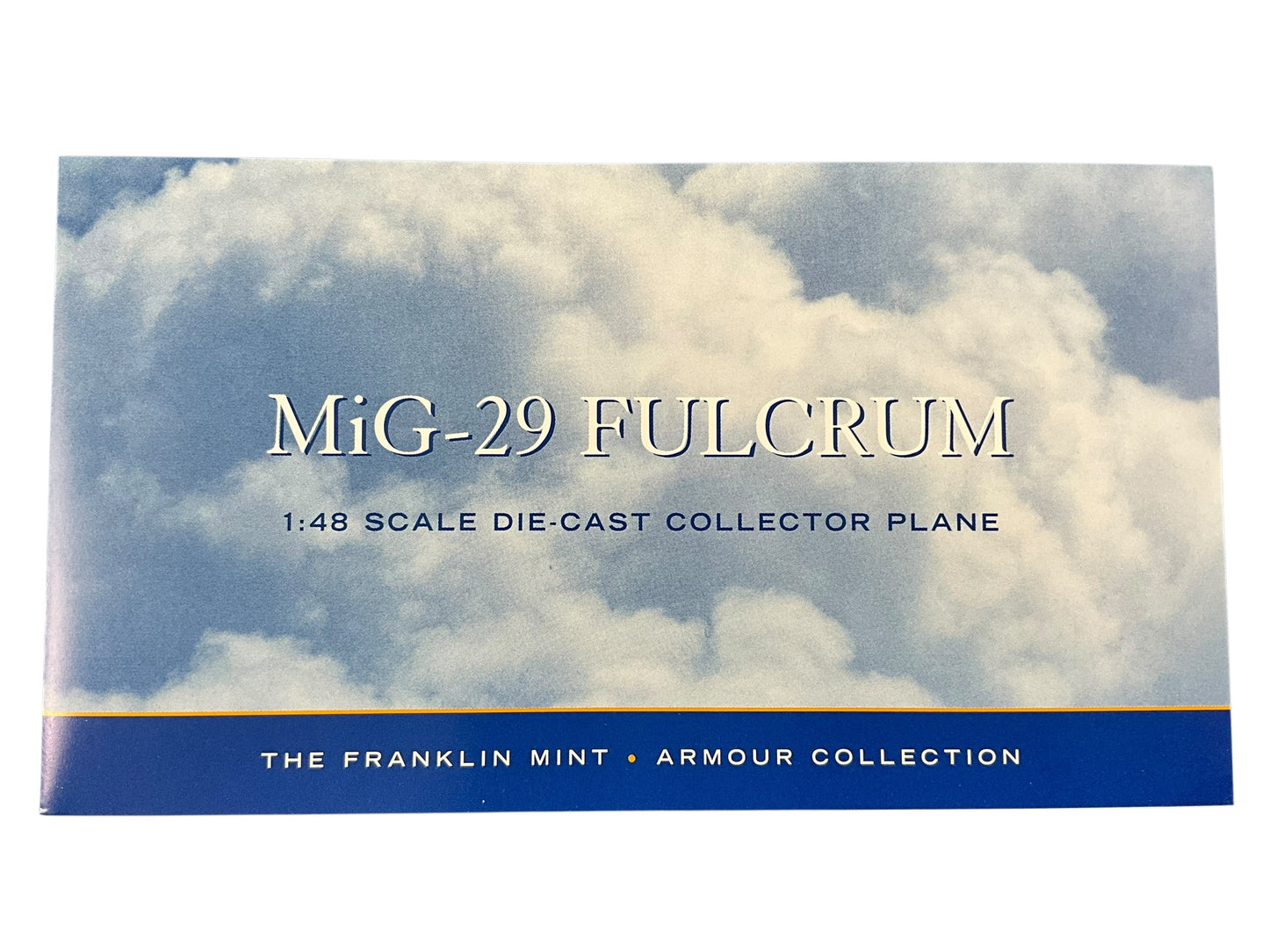 1/48 Franklin Mint/Armour (B11B630) MiG29A Fulcrum (40) Russian Aerobatic Team, Kubina, Federation of Russia (Limited Edition)