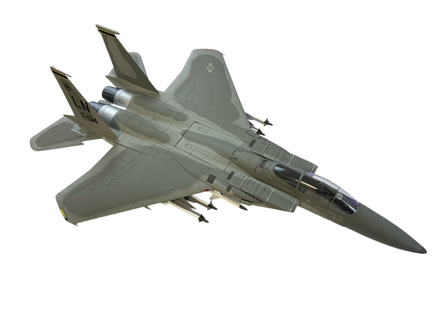 1/48 Armour/Franklin Mint (98049) McDonnell Douglas F15C Eagle (LN AF84-014) - Low Vis 2-Tone Gray Livery - 493rd FS - Grim Reapers - U.S.A.F. Europe (Limited Edition)