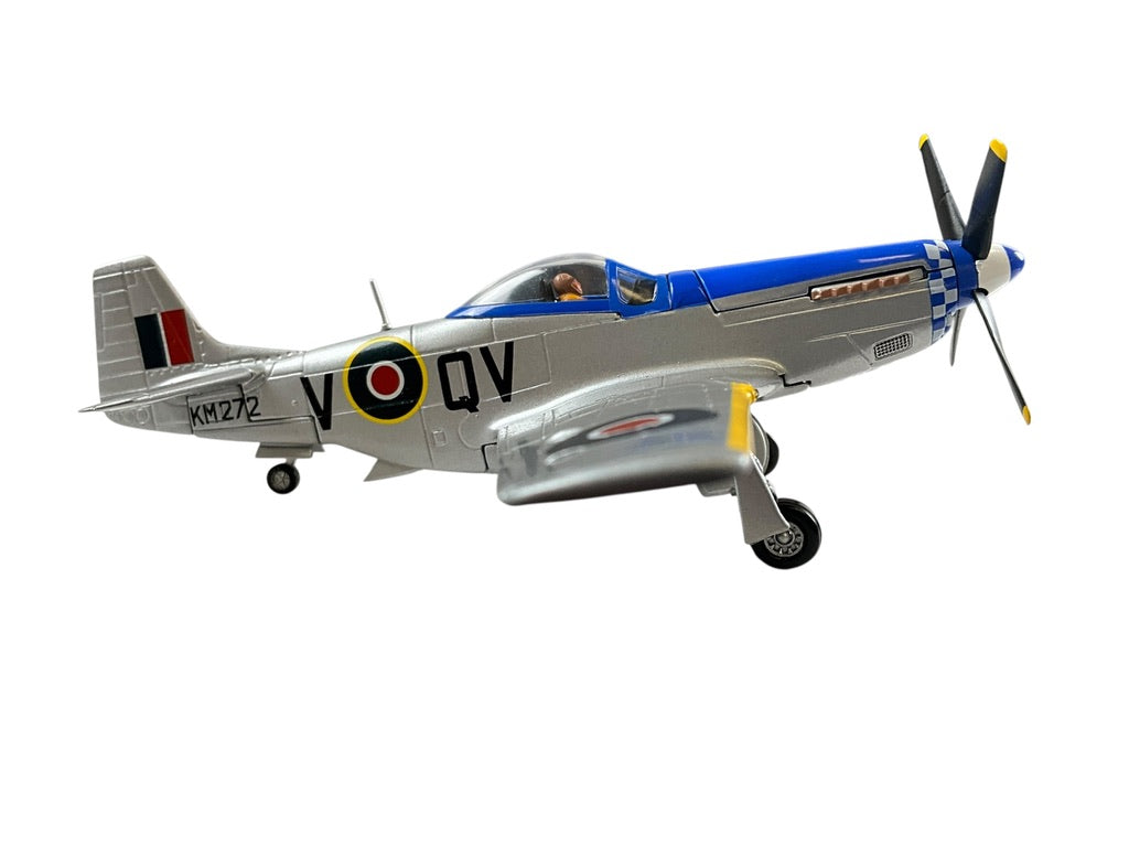 1/72 Corgi (AA32206) North American P51D Mustang IV (KM272) "DooleyBird" flown by Fl/Lt Dooley No.19 Sqdn R.A.F. England 1945 (Limited Edition #1885 of Only 2500)