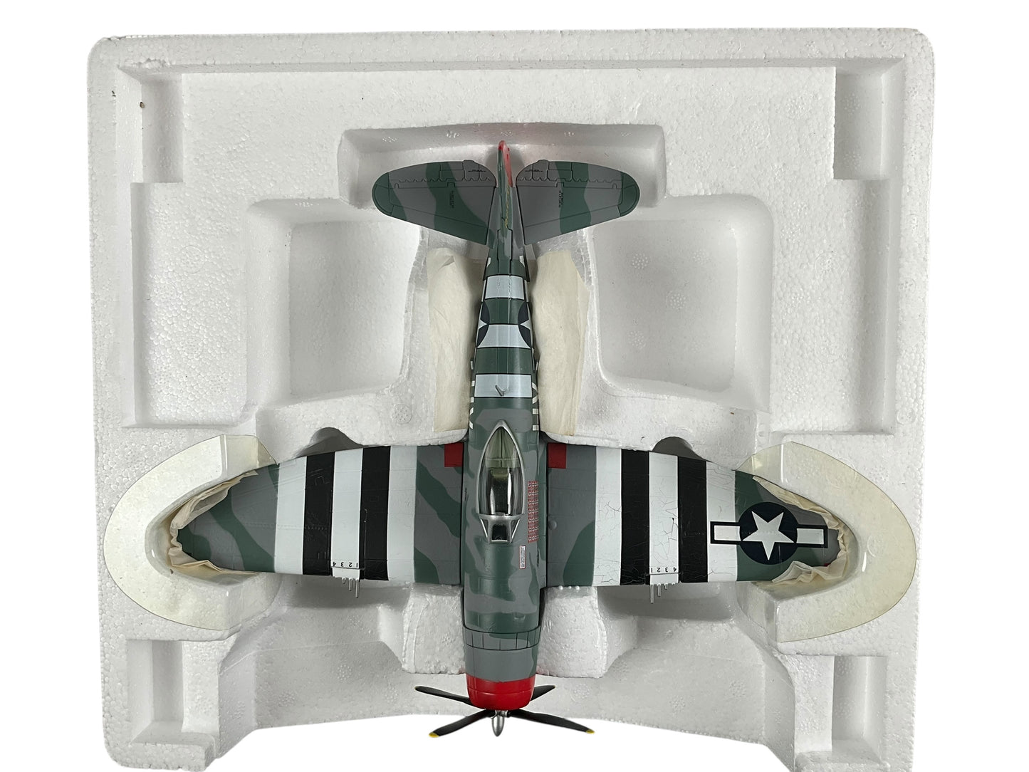 1/48 Armour/Franklin Mint (98146) Republic P47D Thunderbolt (HV+A - 226418) flown by Colonel Francis "Gabby" Gabreski WWII Fighter "ACE" 61FS, 56FG, U.S.A.A.F. (Limited Edition)