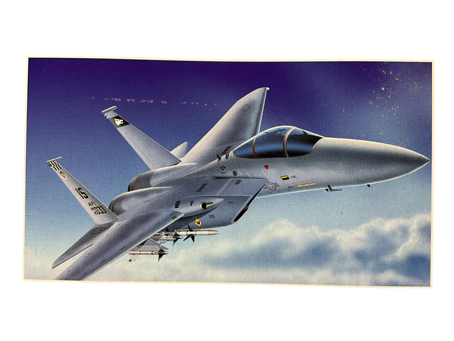 1/48 Armour/Franklin Mint (98049) McDonnell Douglas F15C Eagle (LN AF84-014) - Low Vis 2-Tone Gray Livery - 493rd FS - Grim Reapers - U.S.A.F. Europe (Limited Edition)