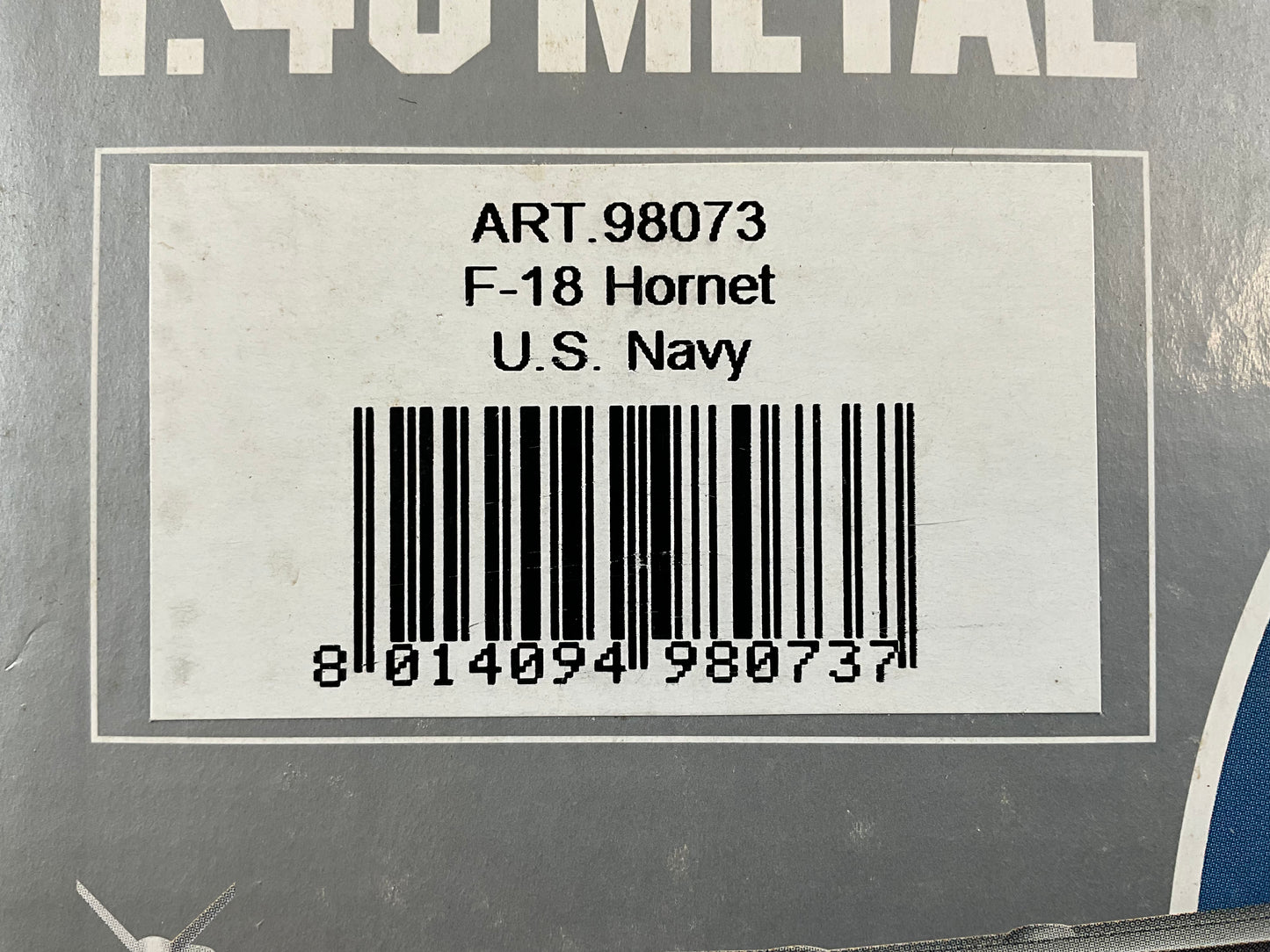1/48 Armour/Franklin Mint (ART.98073) McDonnell Douglas (00) F18B Hornet "Top Gun" Black Livery, U.S.Navy (Limited Edition)