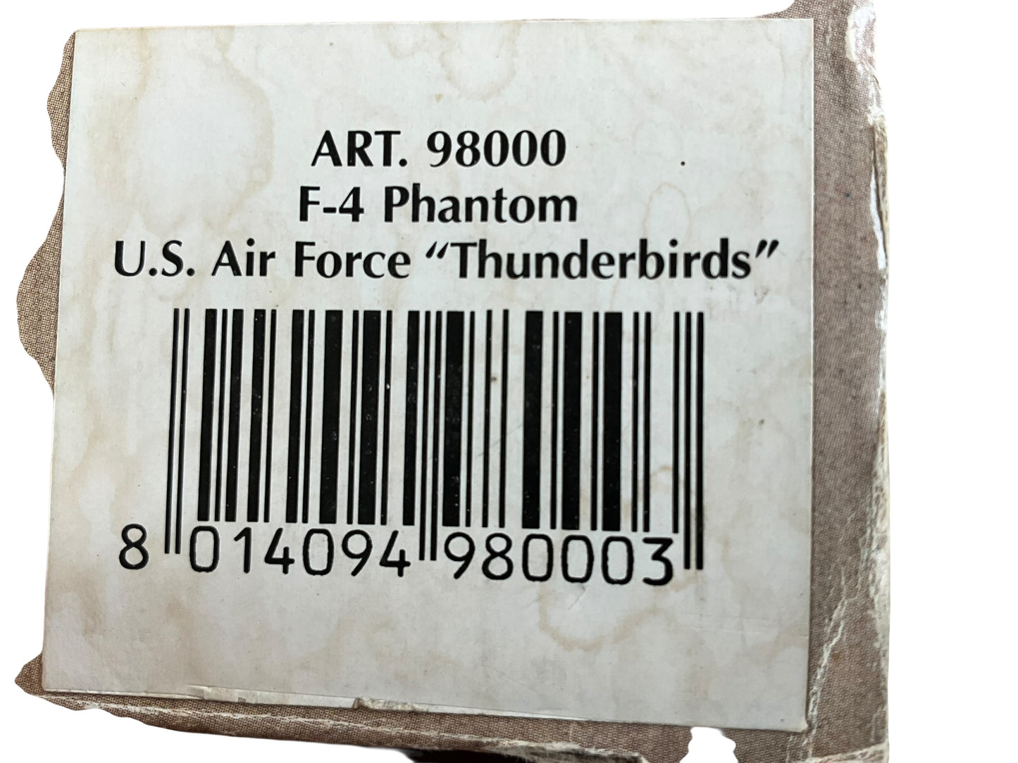 1/48 Armour/Franklin Mint (ART.98000) McDonnell/Douglas F4E Phantom II (#5) "Thunderbirds" U.S.A.F. (limited Edition)