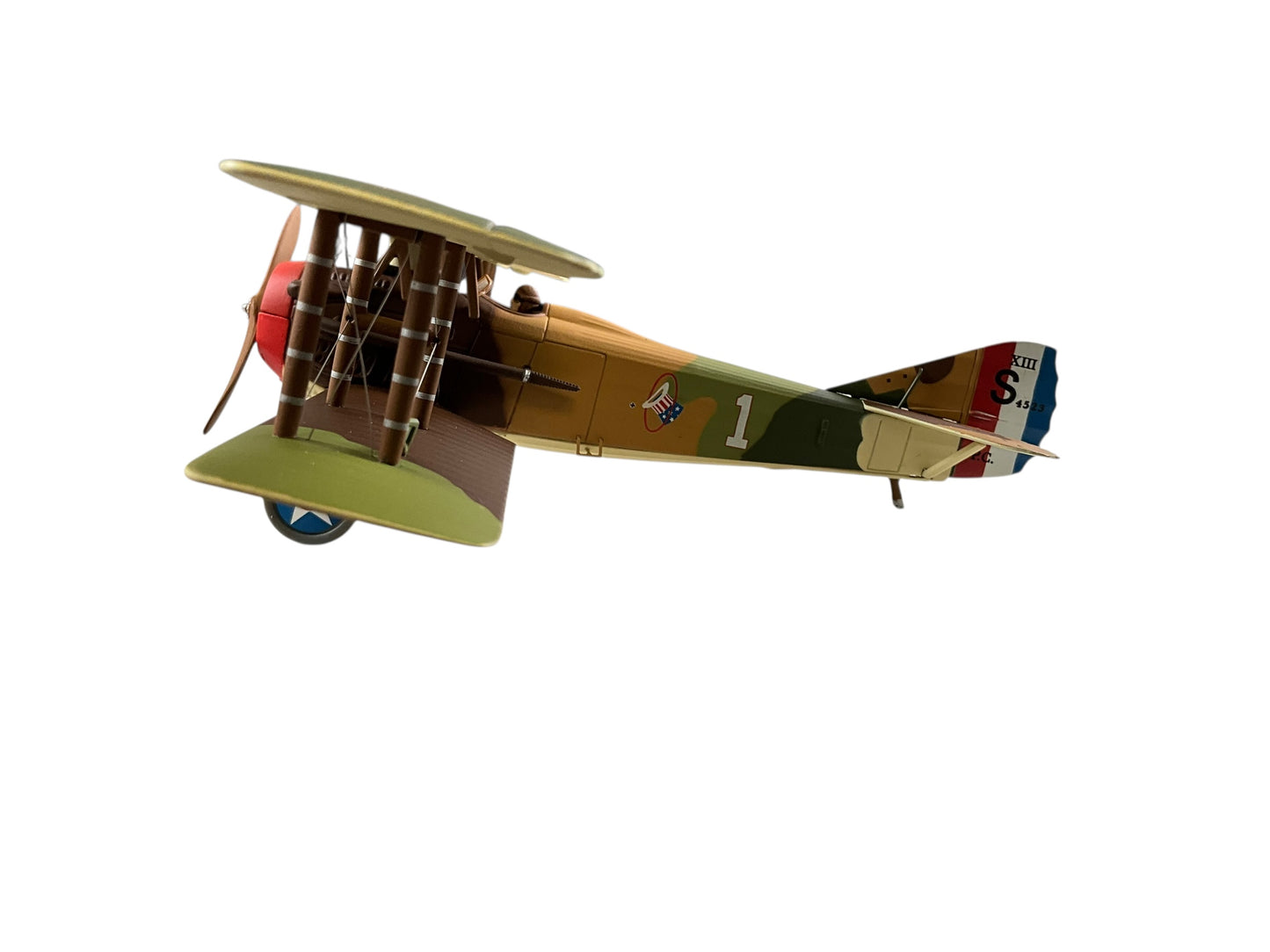 1/48 Corgi (AA37903) Spad XIII (S4523) flown by Capt. Eddie Rickenbaker (26 Kills) 94th Aero Sqdn U.S.A.A.S. 1918 (Limited Edition #1550 of Only 2001)