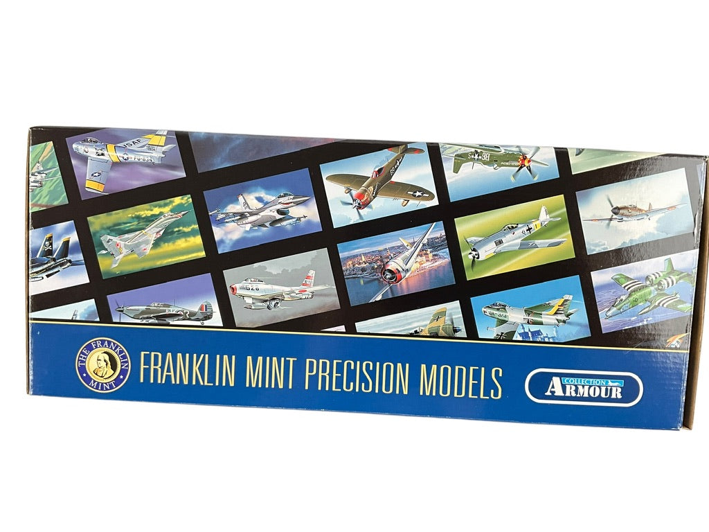 1/48 FRANKLIN-MINT (B11E123) McDONNELL-DOUGLAS CF188 HORNET (188766) Low Vis Blue-Gray Camoflage Livery 1st CAD,CFB Baden/Soelingen Germany 439 SabreTooth Tiger Sqdn 1991 - Later 416,441 & 409 Sqdn -CANADIAN ARMED FORCES (LIMITED EDITION #154 of ONLY 250)