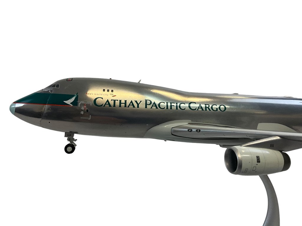 1/200 JC Wings (SA2003C) Boeing B747-400F (B-HUP) Cathay Pacific Cargo Interactive Polished Aluminum Livery (Limited Edition)