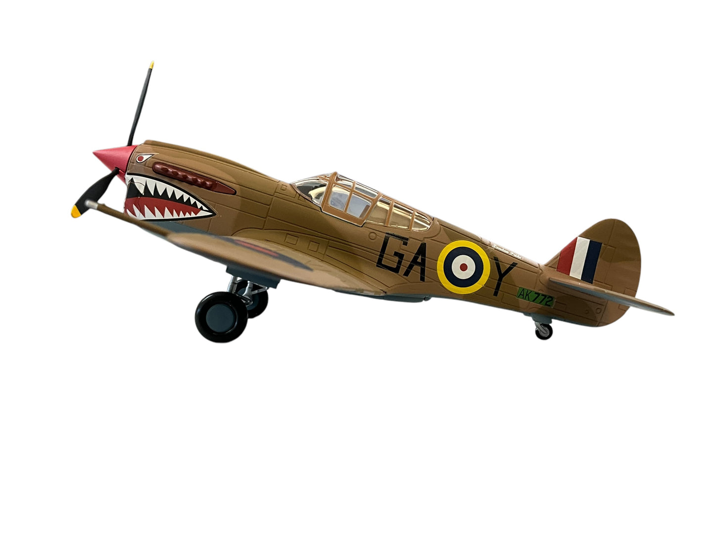 1/48 Franklin Mint/Armor (B11B625) Curtiss P40D KittyHawk Mk.1 (GA-Y/AK772) "London Pride" North Africa 112 Sqdn R.A.F. (Limited Edition)