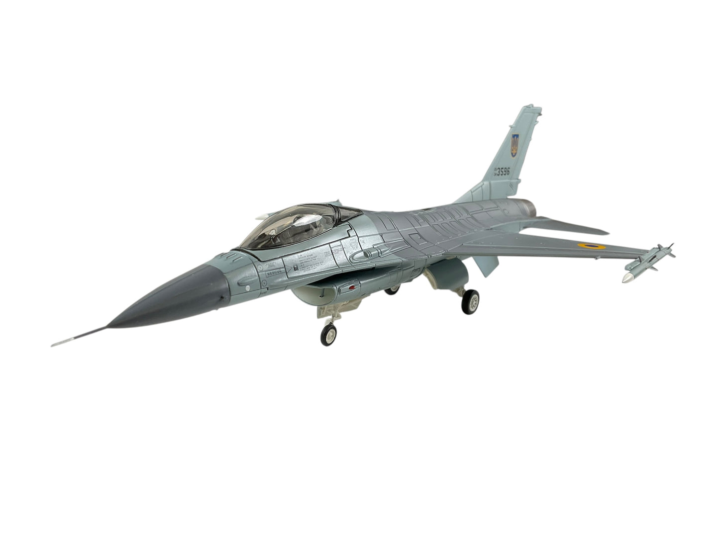 1/72 HobbyMaster (HA38047) Lockheed F16AM Fighting Falcon (UA24-3596) Ukranian Air Force 2024 (Limited Edition)