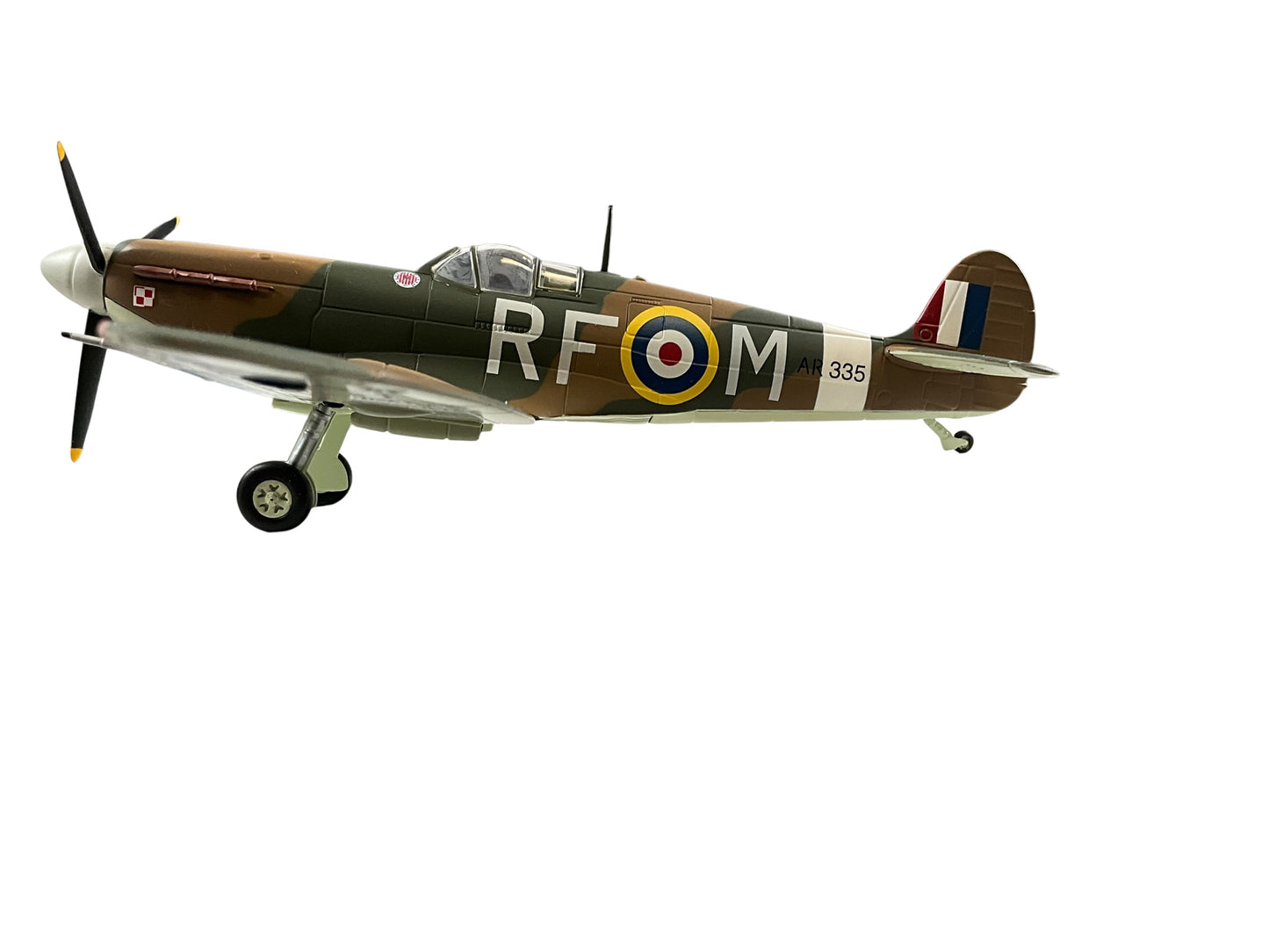 1/48 Franklin Mint/Armour (B11E082) Supermarine Spitfire MK. Vb (RF-M+ AR335) flown by Jan Falkowski 303 "Kościuszko" Sqdn, Polish Air Force "in Exil" (Limited Edition)