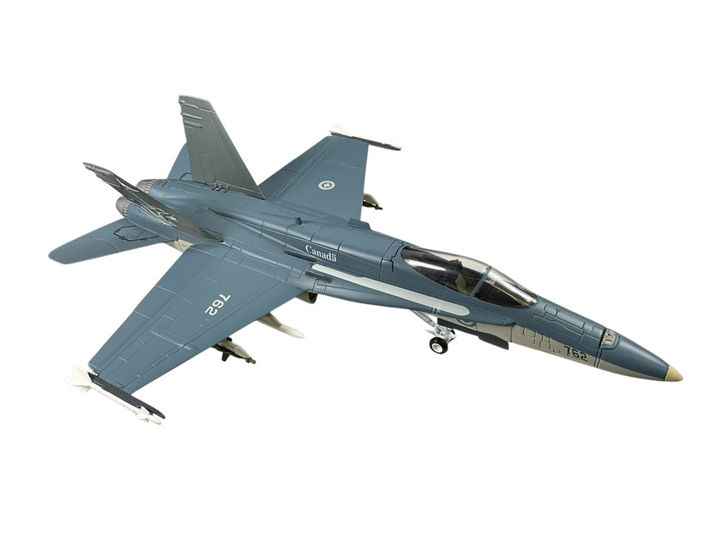 1/48 FRANKLIN-MINT (B11E679) McDONNELL DOUGLAS CF188 HORNET (188762) - 1993 "50th Anniversary of 410 Cougars Sqdn" Airshow Livery - in Lybia No-Fly Zone 2011 - 410 Sqdn C.F.B. Cold Lake, Alberta - CANADIAN ARMED FORCES (Limited Edition of Only 400)