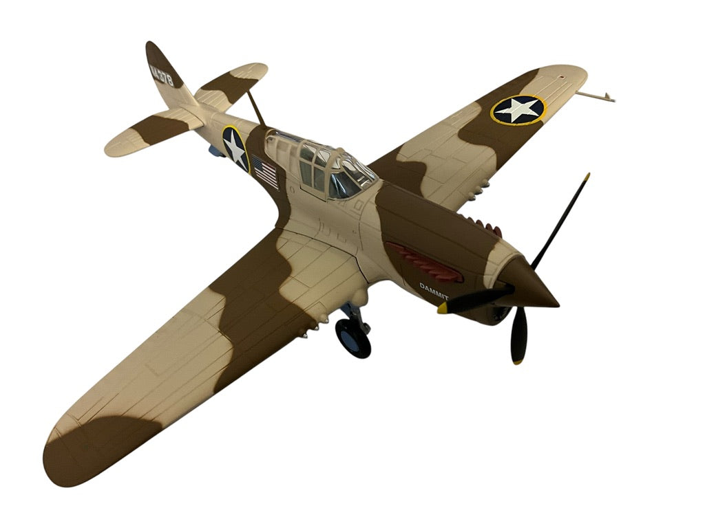 1/48 Franklin Mint/Armour (B11B621 Curtiss P40F WartHawk (114378) "Dammit" Operatio Torch 33 FG, 12th AF, U.S.A.A.F. (Limited Edition)