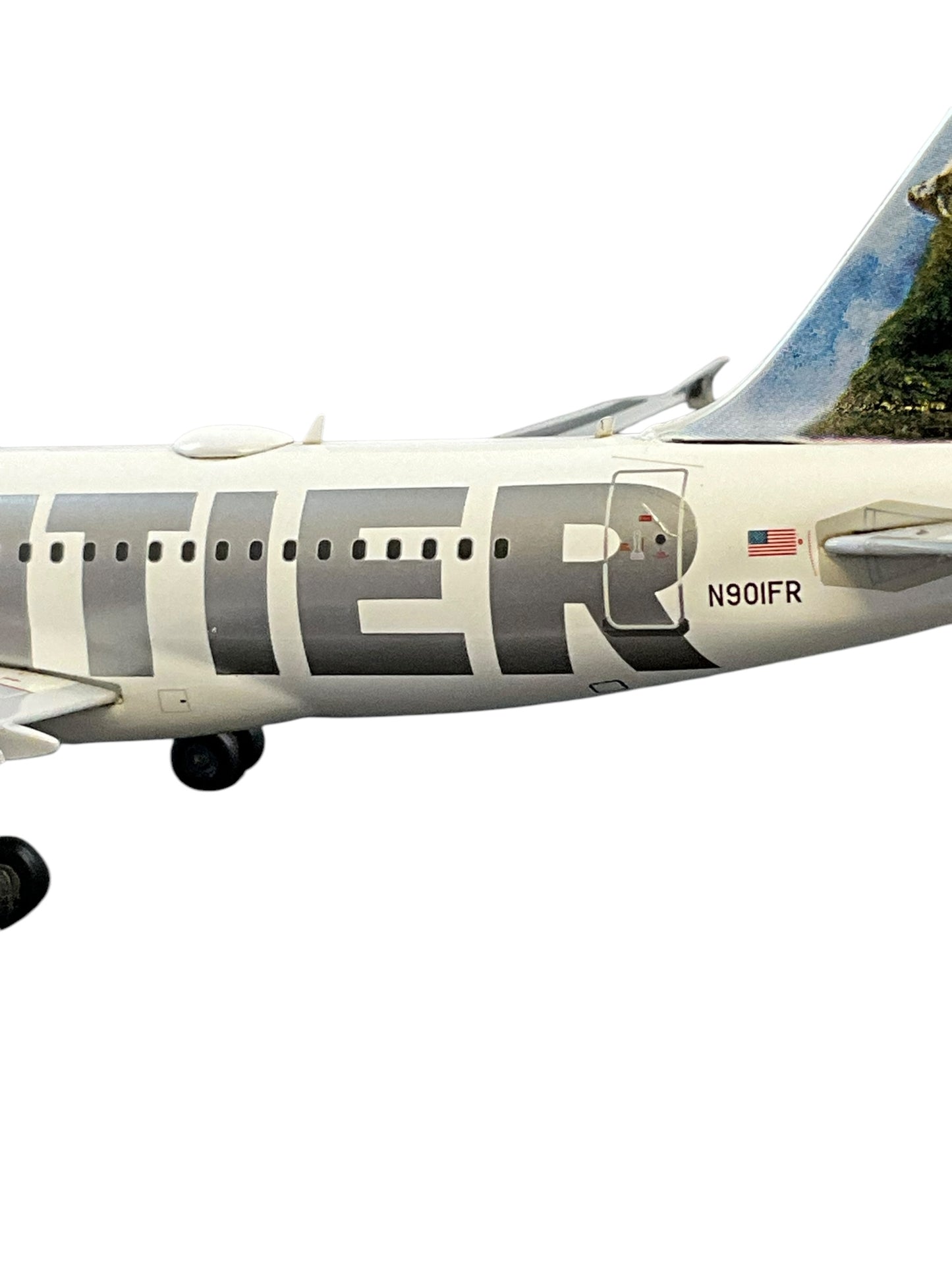 1/200 Genini200 (G2FFT054) Airbus A319 (N901FR) "CargoDawg" Howling Wolf Tail Frontier Airlines (Limited Edition) 2008 Release