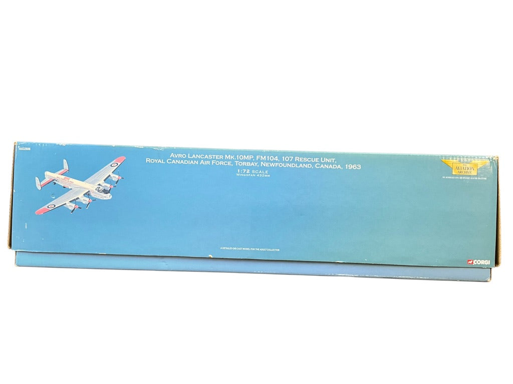 1/72 Corgi (AA32606) Victory Aircraft (Avro) Lancaster MK.10MP (FM104) 107 Rescue Unit, Maritime Air Command, Royal Canadian Air Force, Torbay, Newfoundland 1963 (Limited Edition #403 of ONLY 2000)