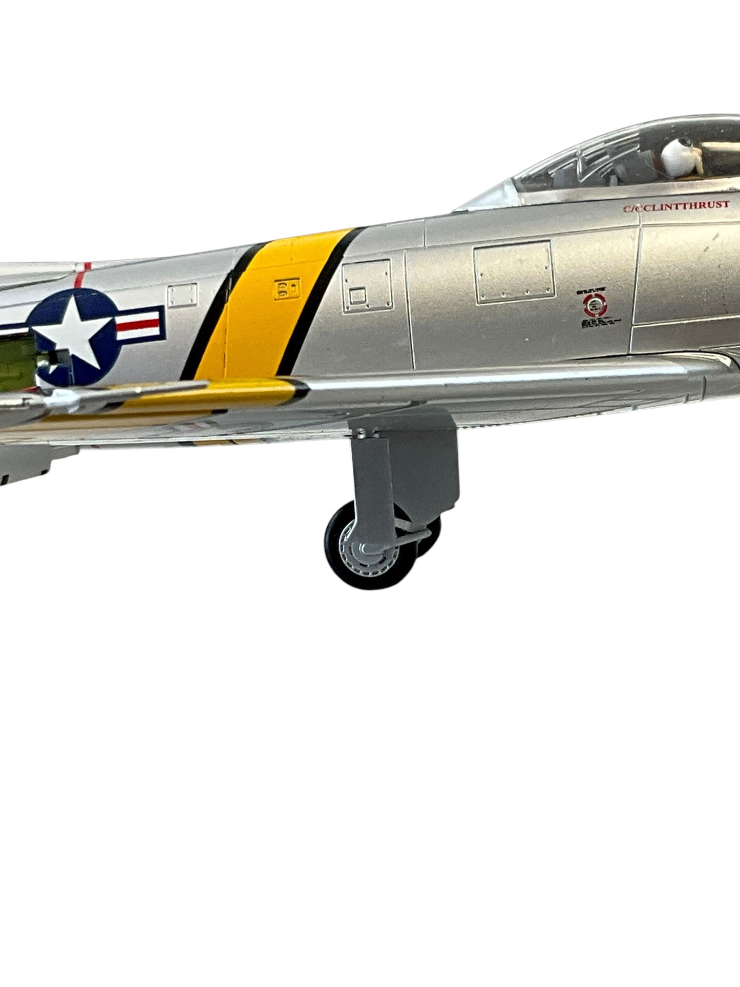 1/200 HobbyMaster (HA4315) North American F86E Sabre (FU746) "Lady Francis" flown by Colonel Francis S. Gabreski (5 Kills) & Major William H. Westcott 25th FS, 1st FW , U.S.A.F. Sout Korea Oct 1951 (Limited Edition of Only 600)