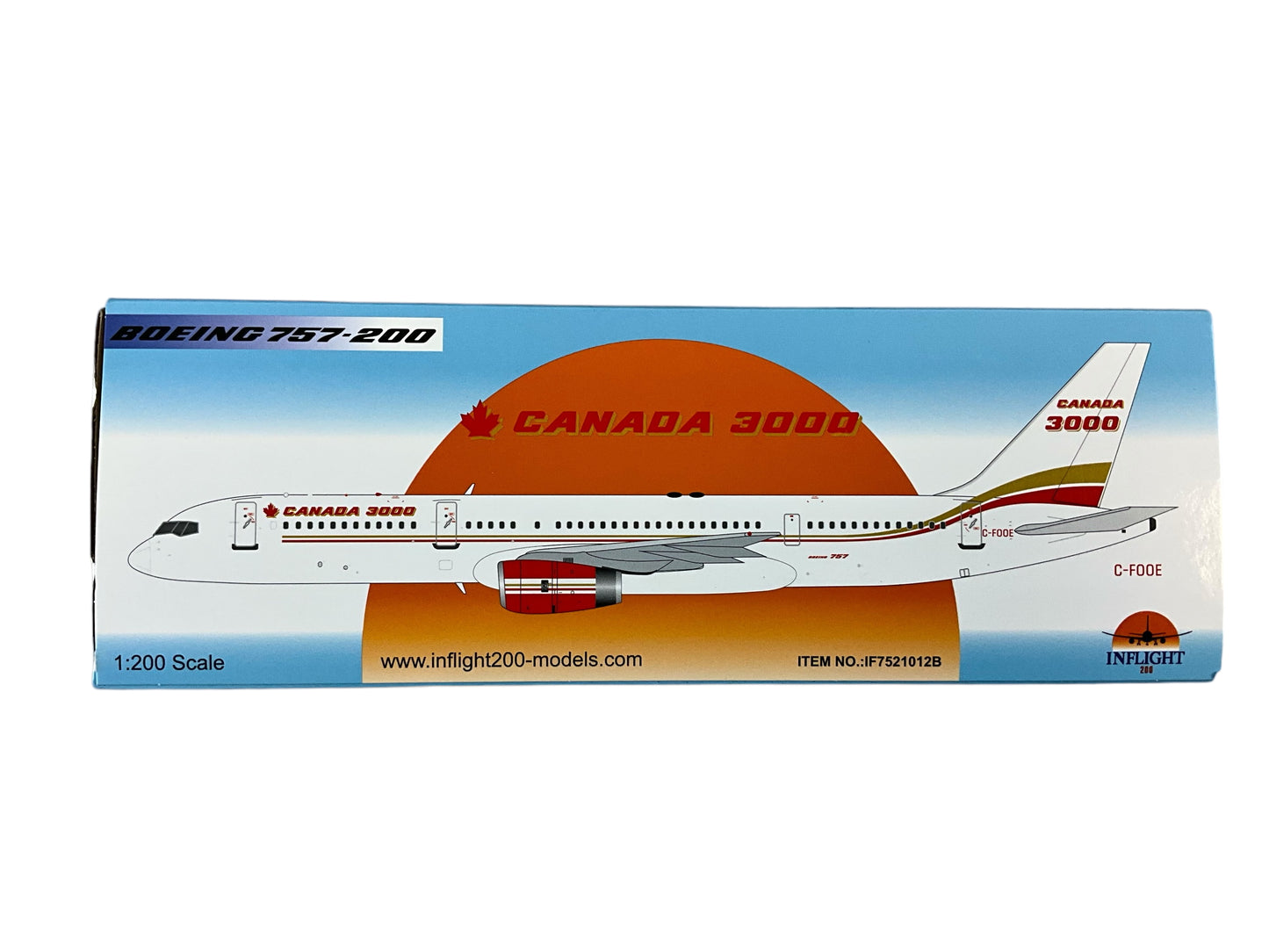 1/200 Inflight200 (IF7521012B) Boeing B757-200 (C-FOOE) Canada3000 (Limited Edition)