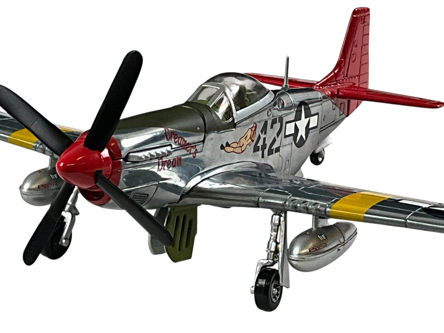 1/72 Corgi (US32215) North American P51D (Serial Unknown) "Creamer's Dream" flown by Lt. Charles White 301st FS/332nd FG "Tuskegee Airmen" Italy 1945 (Limited Edition #1674 of ONLY 2100)