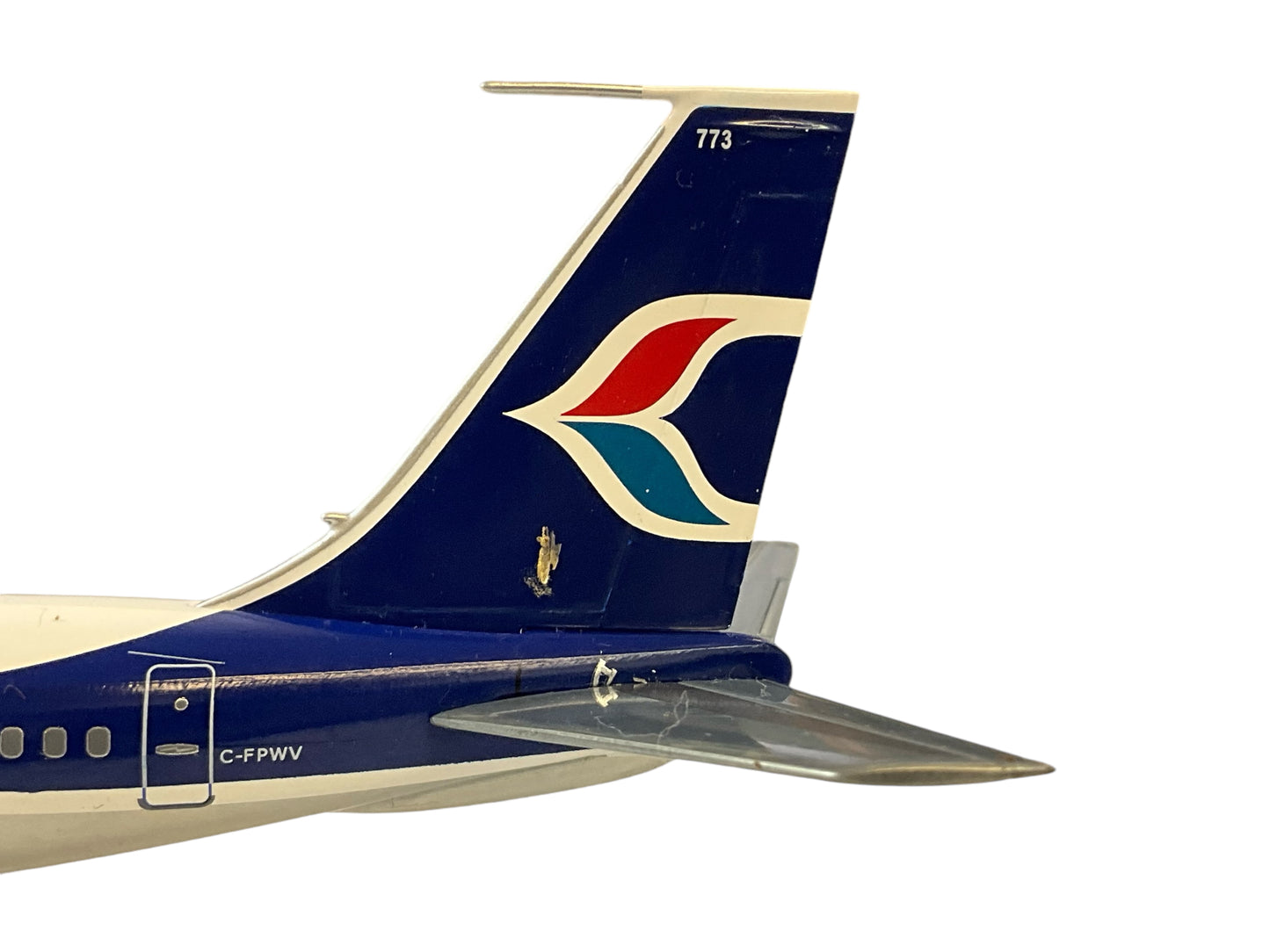 1/200 AeroClassics (WM-PWA-0113) Boeing B707-138BN (C-FPWV) PWA 2nd Livery (Blue Tail) Pacific Western Airlines (Limited Edition)