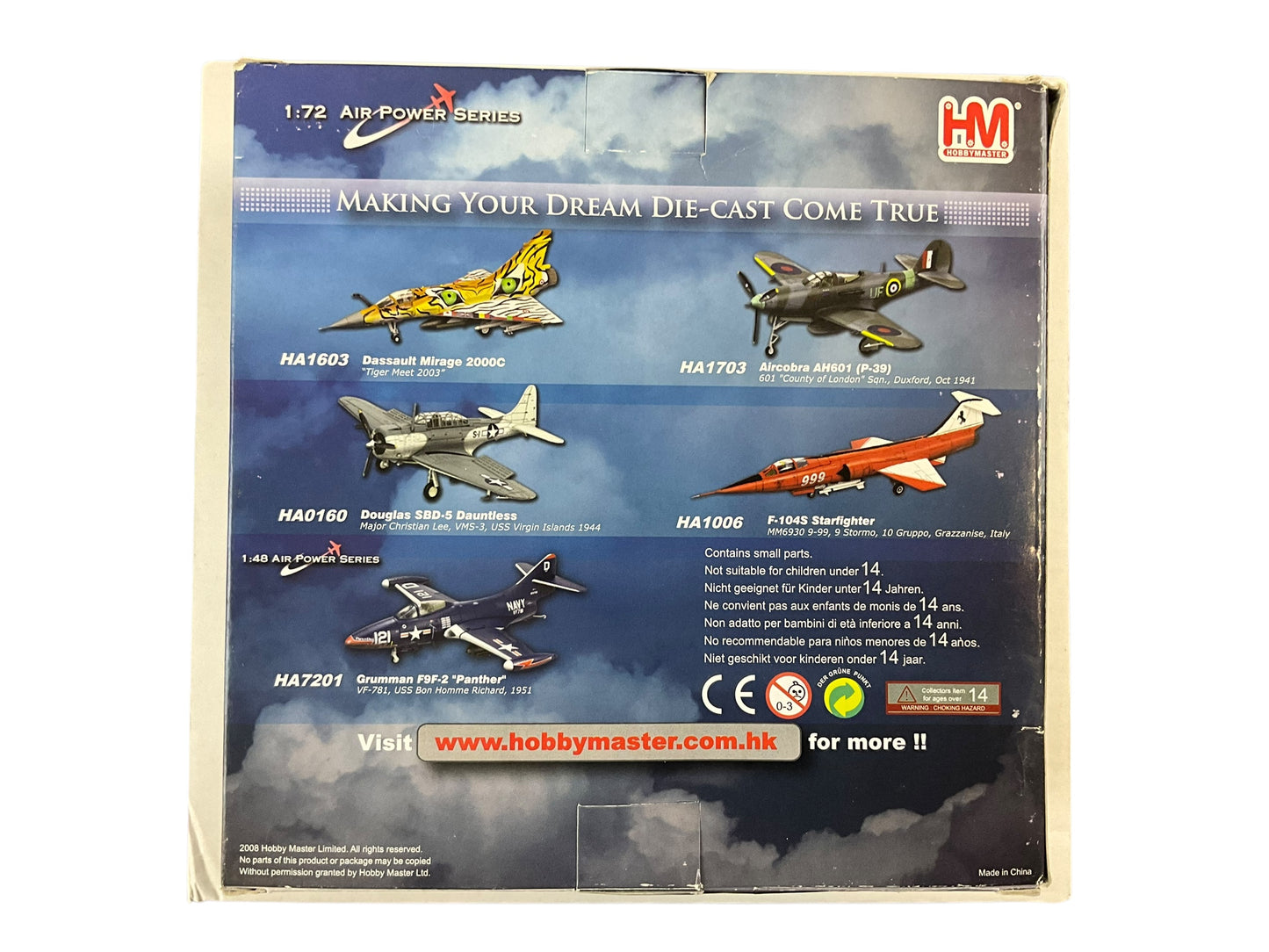 1/72 HobbyMaster (HA1407) Douglas A4E Skyhawk Yom Kippur War 1973 - 116 Sqdn "The Flying Wing" Israeli Air Force (Limited Edition)