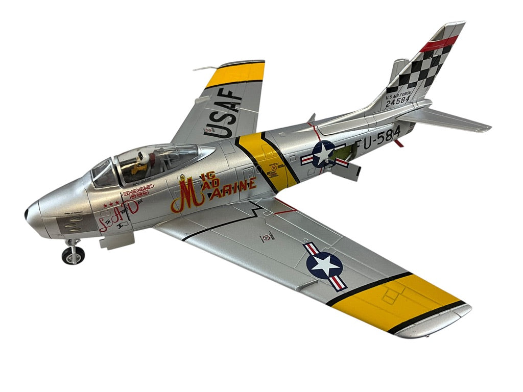 1/72 HobbyMaster (HA4312) North American F86F Sabre (52-4584) "Mig Mad Marine" of Major John Glenn (3rd Mercury Astronaut) 25th FS Suwon AB Korea 1953 U.S.A.F. (Limited Edition of Only 600)