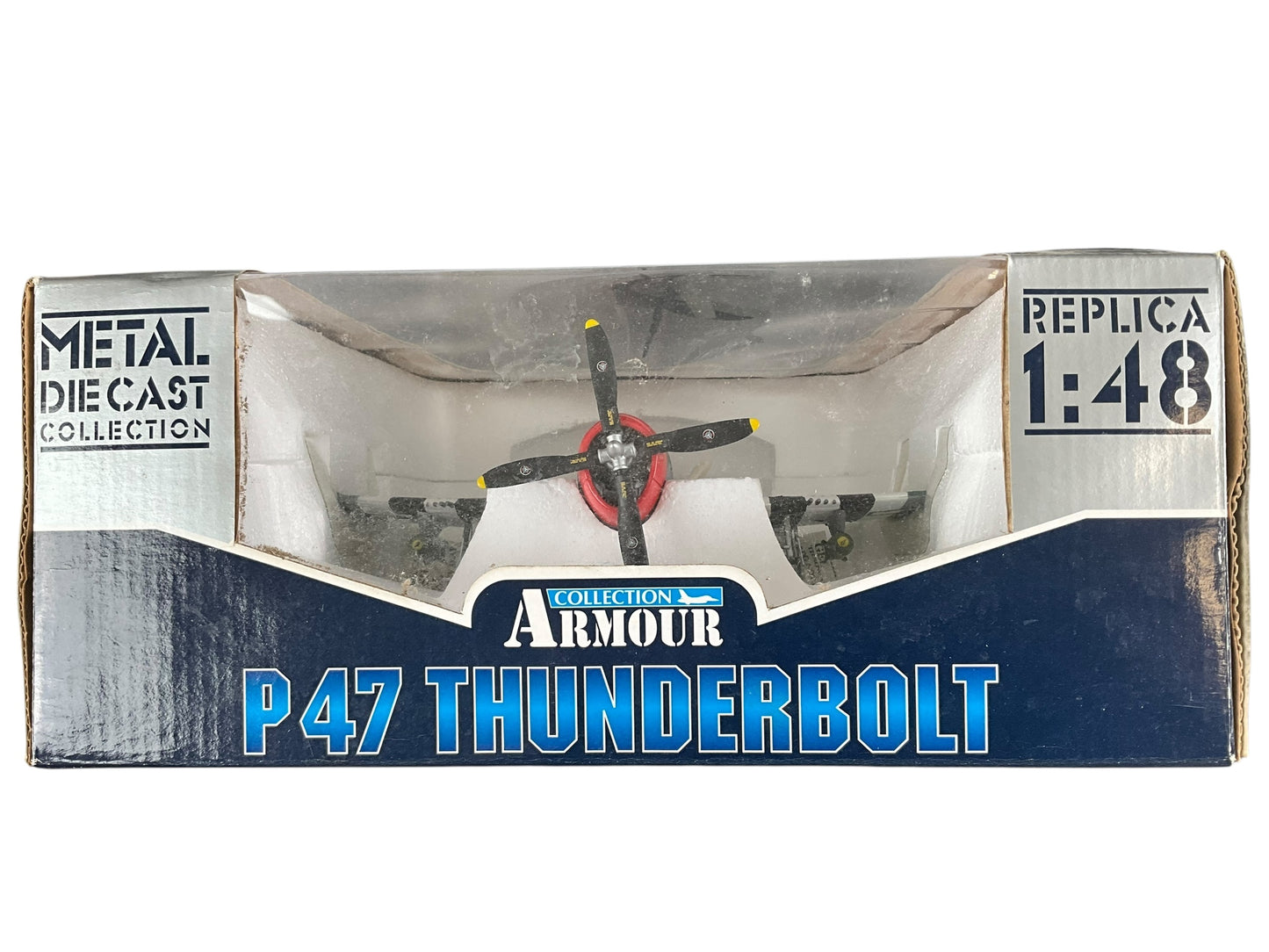 1/48 Armour/Franklin Mint (98146) Republic P47D Thunderbolt (HV+A - 226418) flown by Colonel Francis "Gabby" Gabreski WWII Fighter "ACE" 61FS, 56FG, U.S.A.A.F. (Limited Edition)