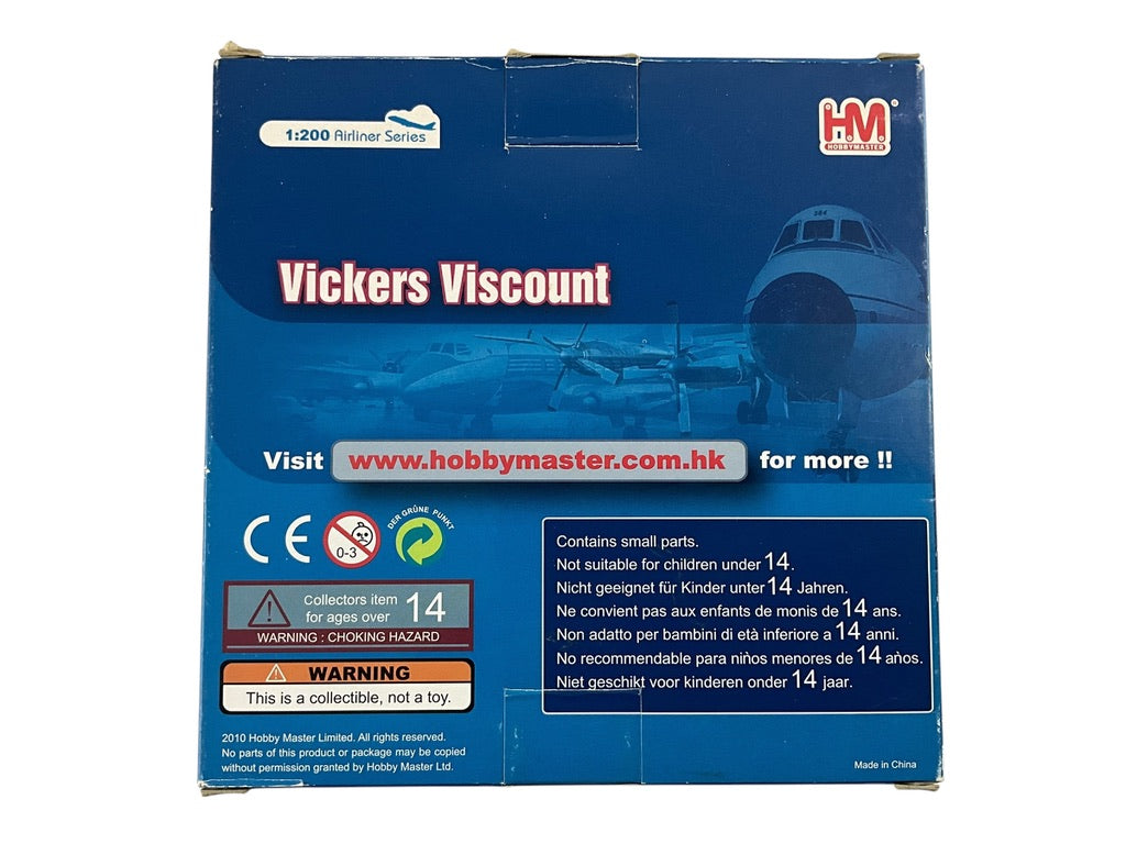 1/200 HOBBYMASTER (HL3006) VICKERS V757 VISCOUNT (CF-THS) AIR CANADA 1965 (LIMITED EDITION)