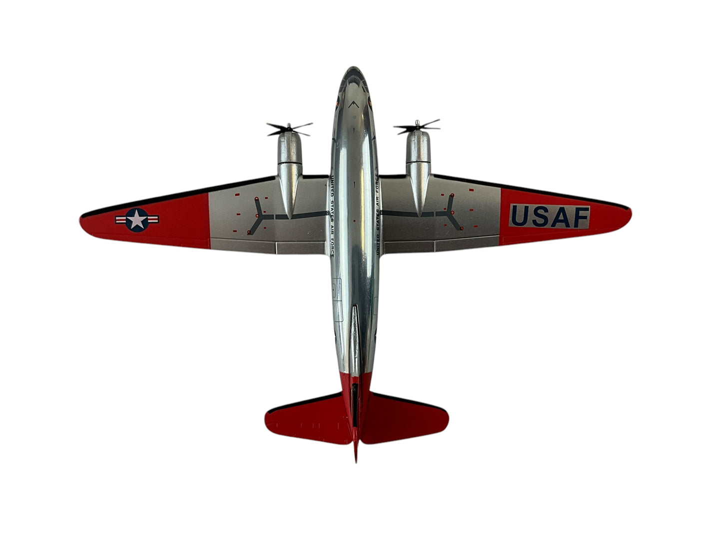 1/200 Western Models (AC219763) Curtiss C46D Commando (478019) U.S.A.F. Palmdale Air Park, California (Limited Edition)