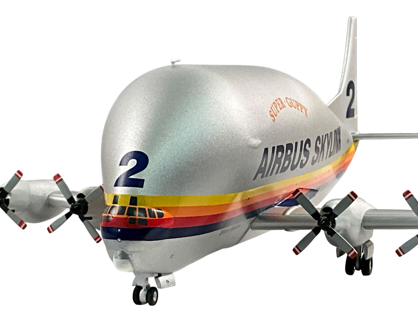 1/200 Herpa (555258) Aero Spacelines 377SGT Super Guppy Turbine (No.2/F-BPPS) Airbus SkyLink (Limited Edition)