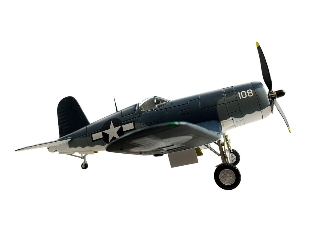 1/48 Armour/Franklin Mint (98059) Chance Vought F4U Corsair (108) flown by WWII Ace G.L.Holowell (8 Kills) VMF11 "DEVIL DOGS" U.S.M.C. (Limited Edition)